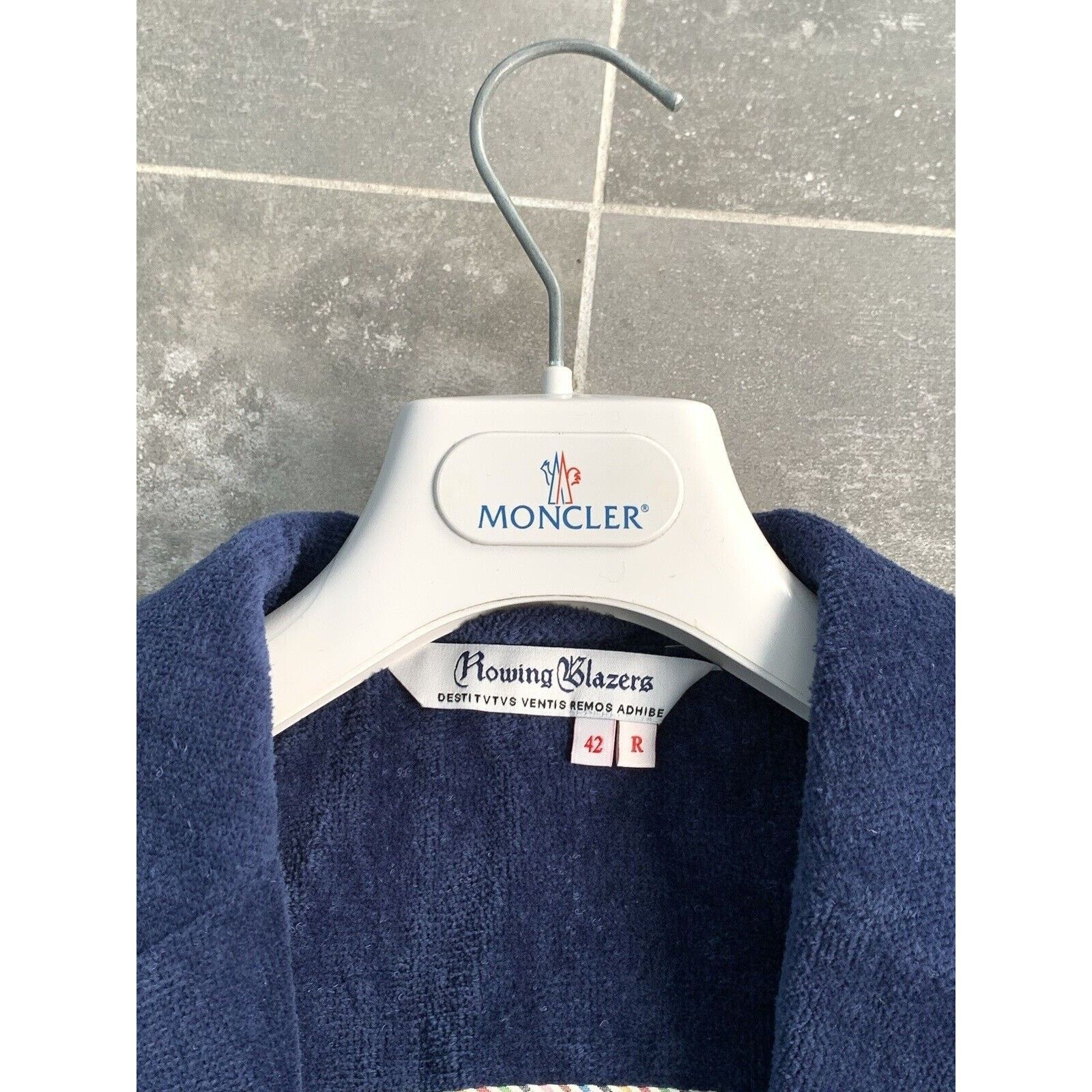 Japanese Brand × Rowing Blazers Mens ROWING BLAZERS Terrycloth Sport Blazer Jacket EU52 UK42 Size 52R - 6 Thumbnail
