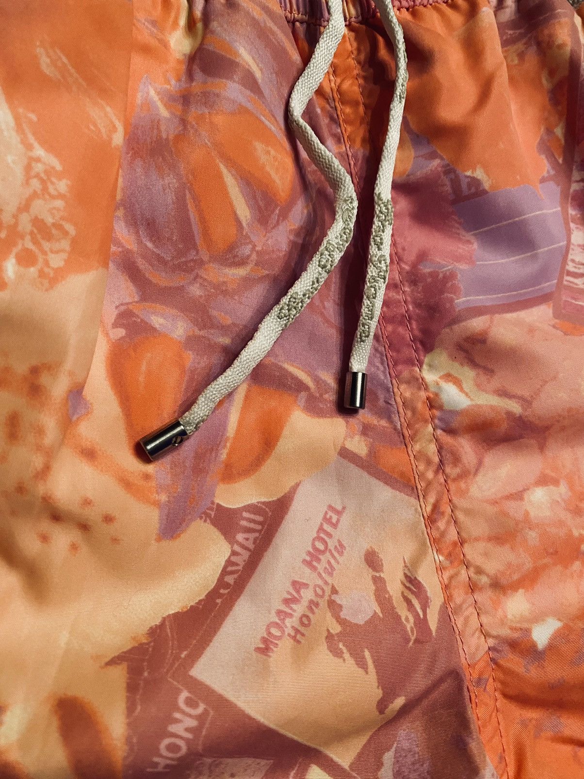 Loro Piana Loro Piana 🇮🇹 Hawaiian Sunset Resort Swim Trunks XXL NW Size US 38 / EU 54 - 3 Thumbnail