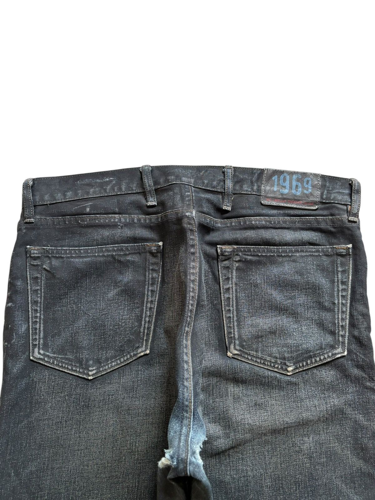Gap Vintage Gap Rusty Mud Wash Distressed Loose Baggy Jeans Size US 36 / EU 52 - 8 Thumbnail