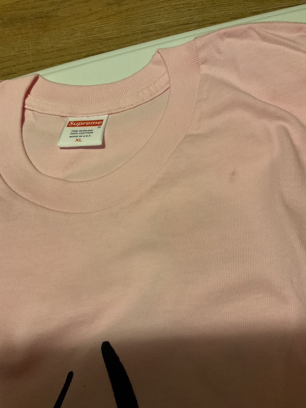 Supreme Rammelzee Tag Tee Pink Size XL Size US XL / EU 56 / 4 - 2 Thumbnail