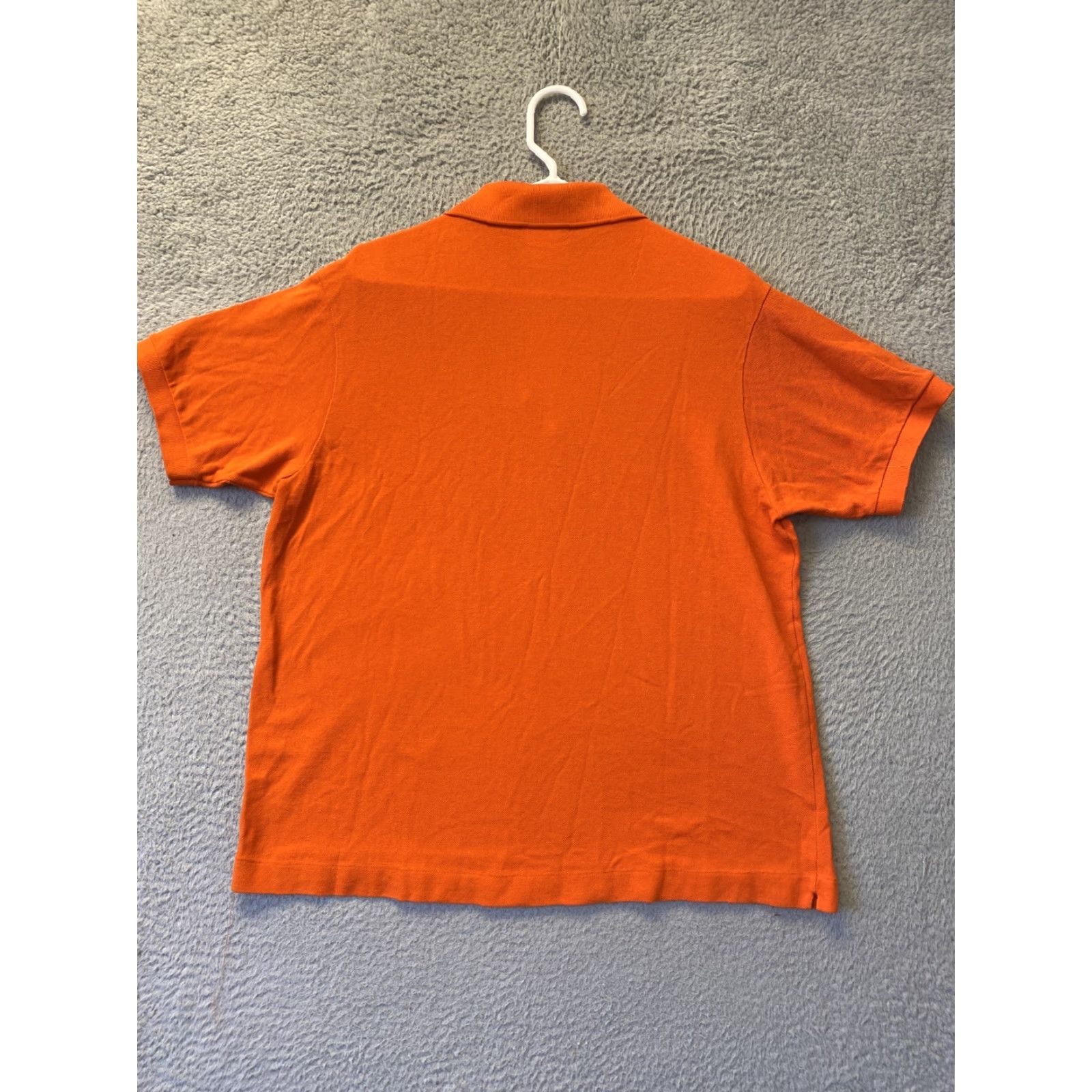 Lacoste LACOSTE Polo Shirt Orange Adult XL 6 Short Sleeve Logo Gator Classic Men’s 108-43 Size US XL / EU 56 / 4 - 7 Thumbnail