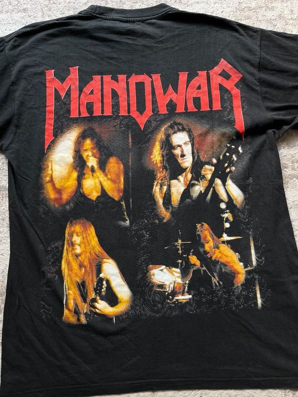 Vintage Manowar Agony And Ecstasy World Tour 1994 - 1995 Sz XL Rare Size US XL / EU 56 / 4 - 8 Thumbnail