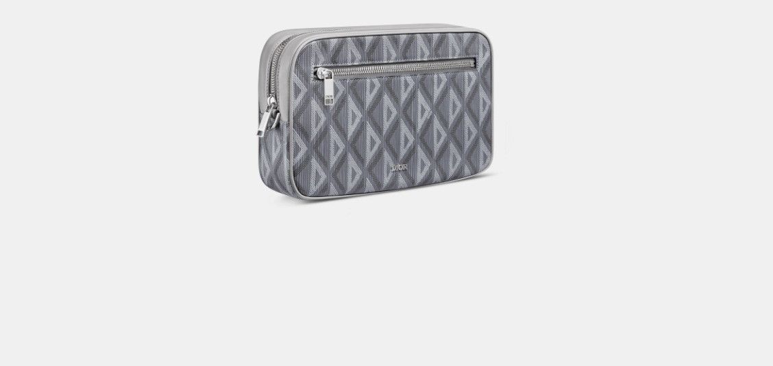 Dior o1w1db10325 2ESCA3 Size: OS / Toiletry Bag in Grey Size ONE SIZE - 2 Thumbnail
