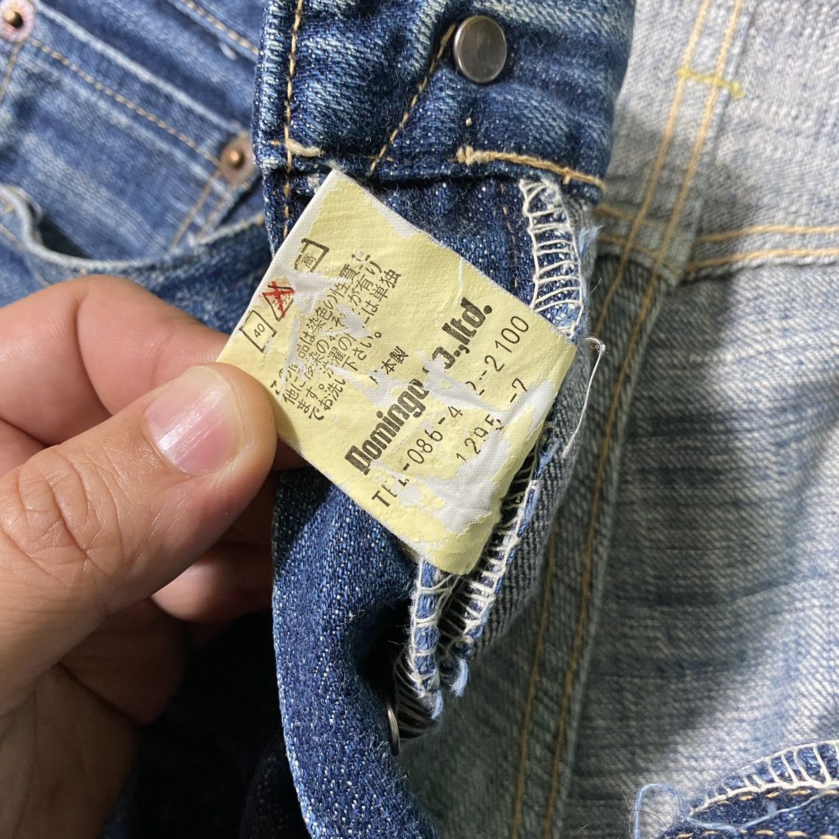 If Six Was Nine × Le Grande Bleu (L.G.B.) × OMNIGOD Omnigod Selvedge Jeans Doodle Design Size US 32 / EU 48 - 10 Thumbnail