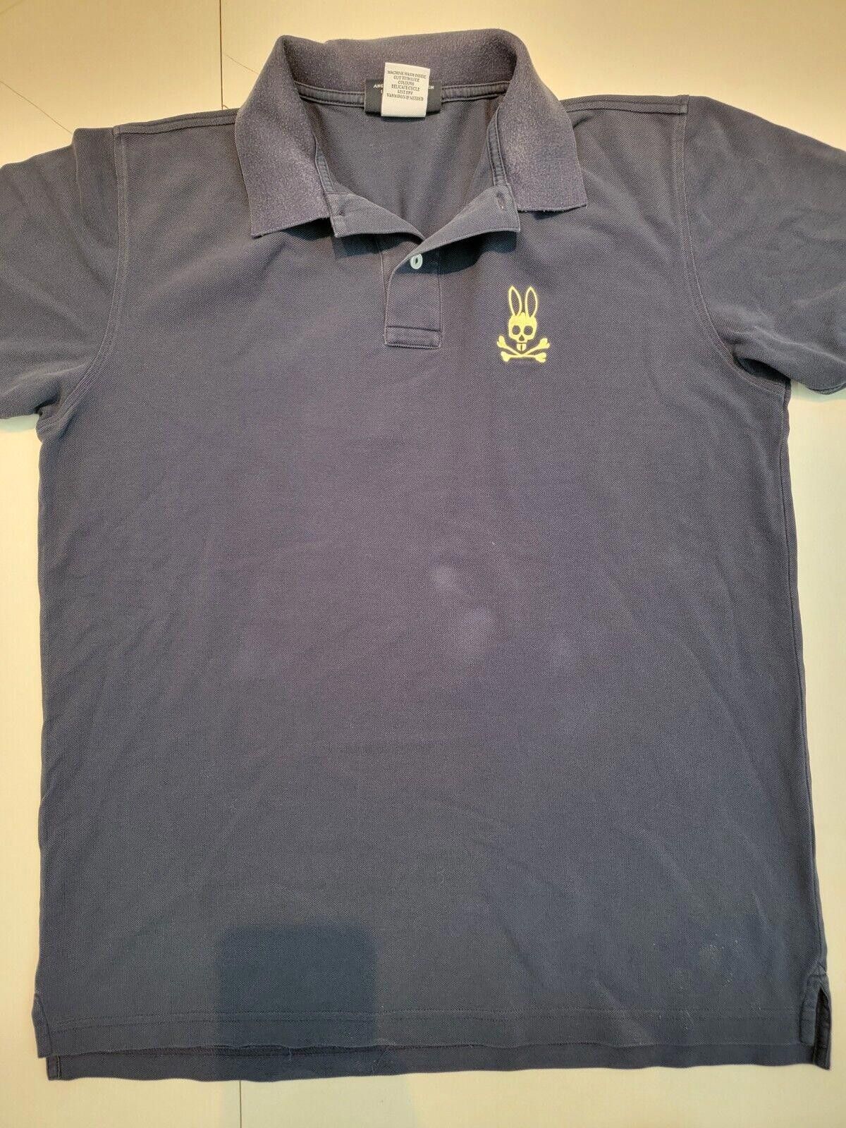 Psycho Bunny Psycho Bunny size 7 Golf Polo Shirt Dark Blue Size ONE SIZE - 1 Thumbnail