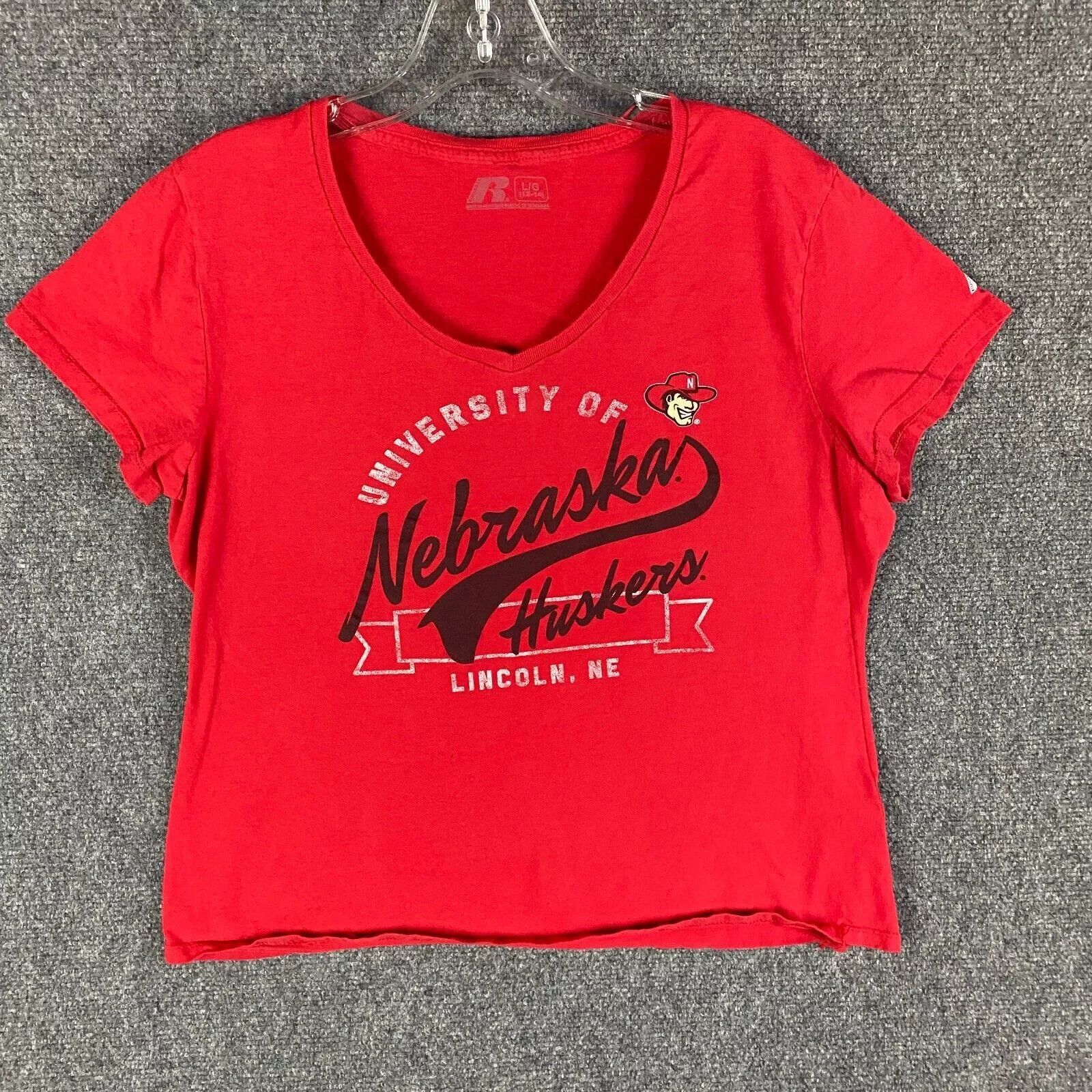 Russell Athletic Russell Shirt Women's Large 12-14 University of Nebraska L Size L / US 10 / IT 46 - 1 Thumbnail
