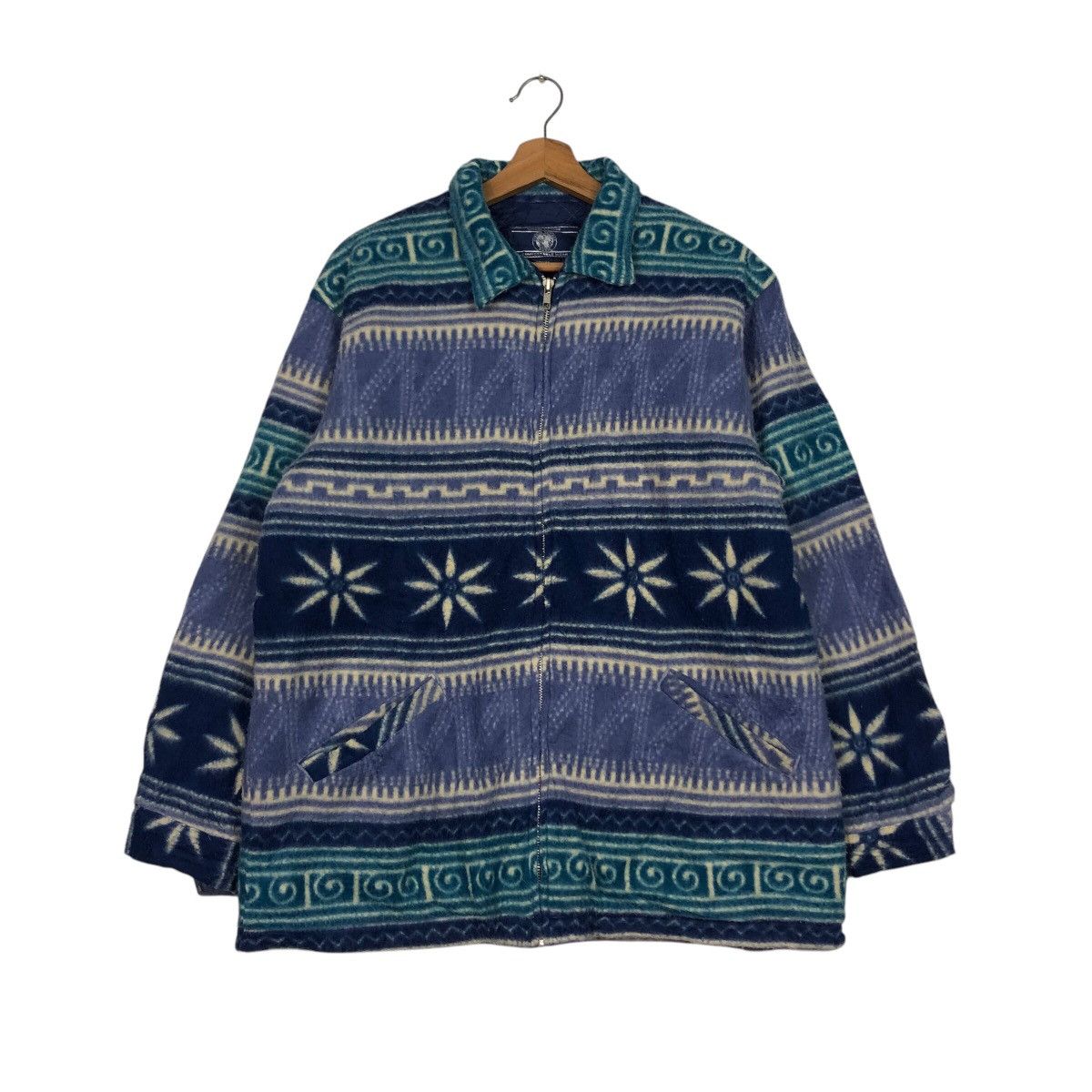 Japanese Brand 📌Vintage Button Chore Jacket Virgin Voyage Navajo Native Size US M / EU 48-50 / 2 - 2 Thumbnail