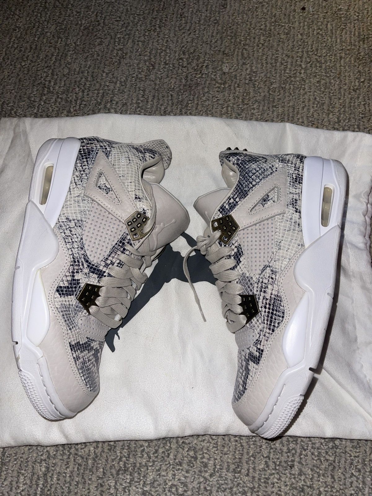Jordan Brand × Nike Jordan Retro 4 Snakeskin 2016 Premium Size US 8 / EU 41 - 1 Thumbnail