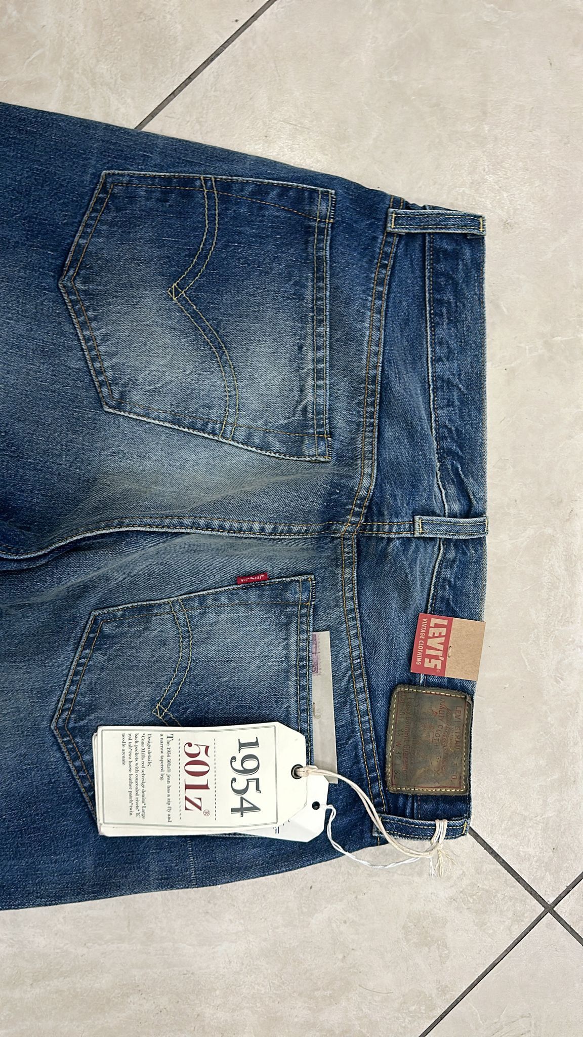 Levi's Vintage Clothing LVC Levi's Vintage Clothing 1954 501Z XX BigE Selvedge Jeans Size US 32 / EU 48 - 6 Thumbnail