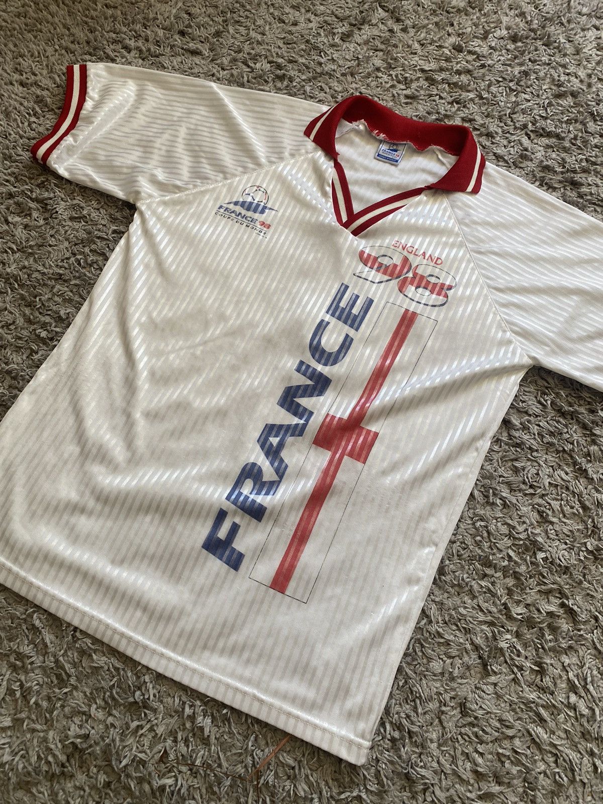 Vintage Vintage England soccer jersey France 1998 Size US XL / EU 56 / 4 - 3 Thumbnail