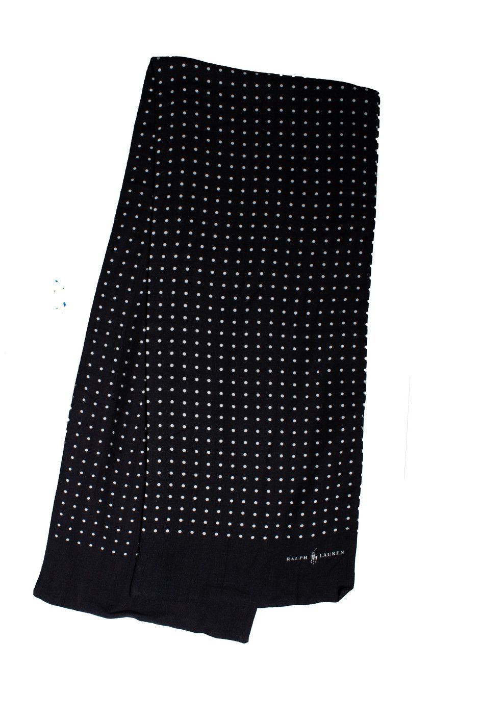 Ralph Lauren Ralph Lauren, Polka dot scarf in black Size ONE SIZE - 1 Thumbnail