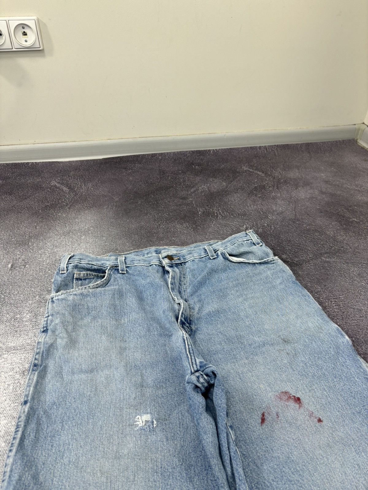 Dickies Vintage Dickies Relaxed Fit Light Blue Denim Shorts Jorts Size US 36 / EU 52 - 7 Thumbnail