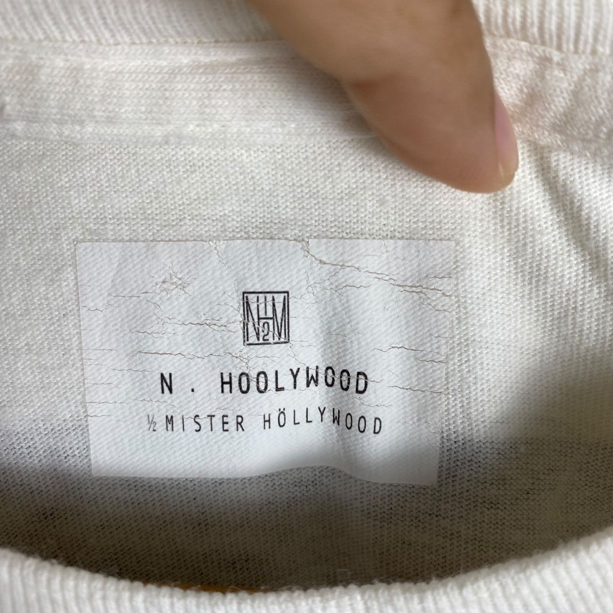N.Hoolywood N. HOOLYWOOD By Mister Hollywood Logo Long Sleeve Tee Shirt Size US M / EU 48-50 / 2 - 5 Thumbnail