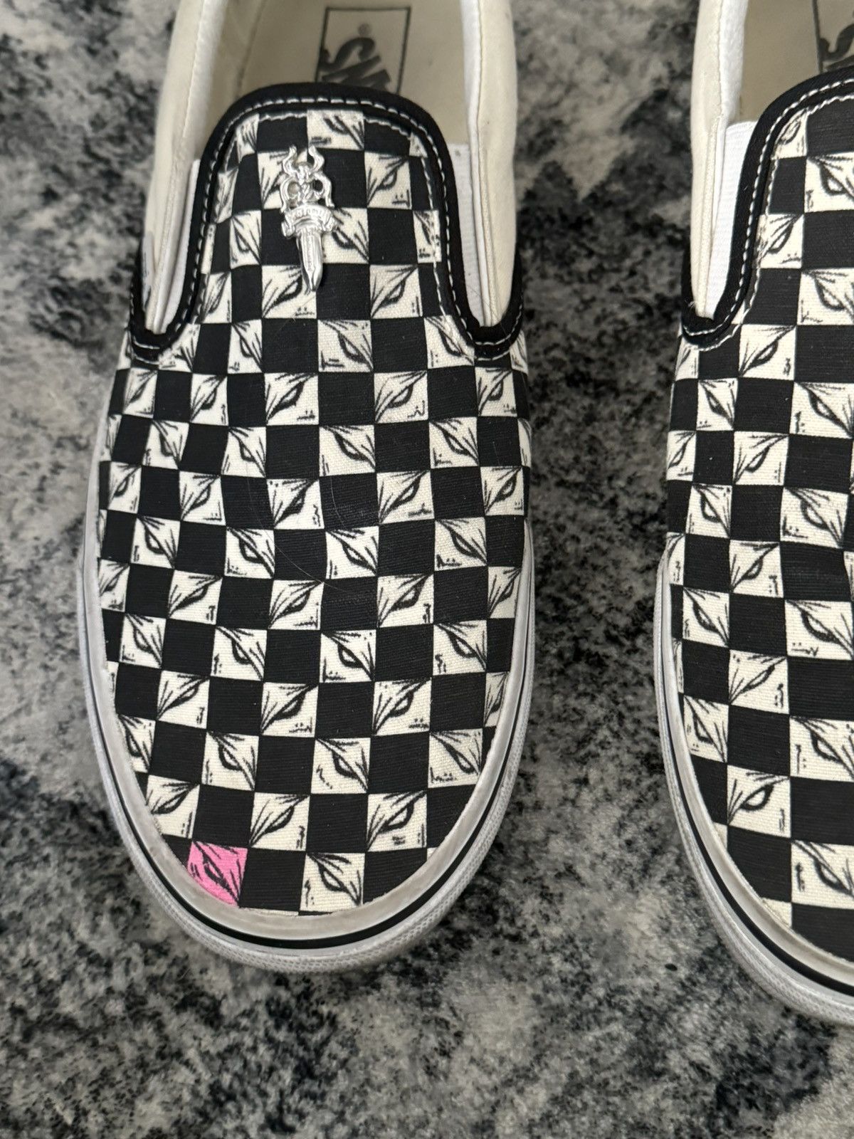 Chrome Hearts Chrome Hearts Matty Boy Checkered Vans Mens Size 11 Size US 11 / EU 44 - 4 Thumbnail
