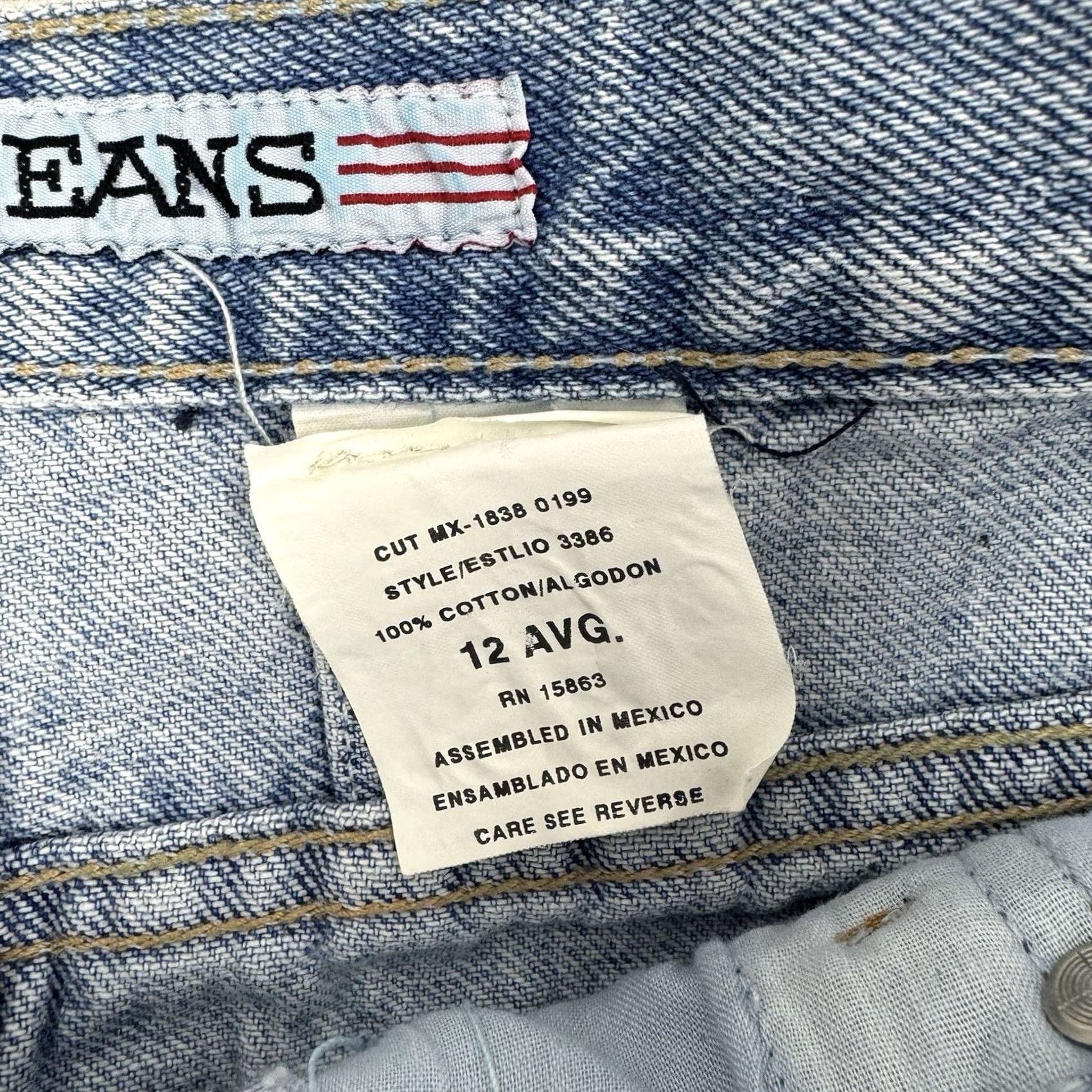 Vintage VINTAGE Zena Jeans Womens 12 Average High Waist Mom Jeans 1980s Pants High Rise Blue 90s 80s Womens Jeans Size 34" / US 12 / IT 48 - 4 Thumbnail