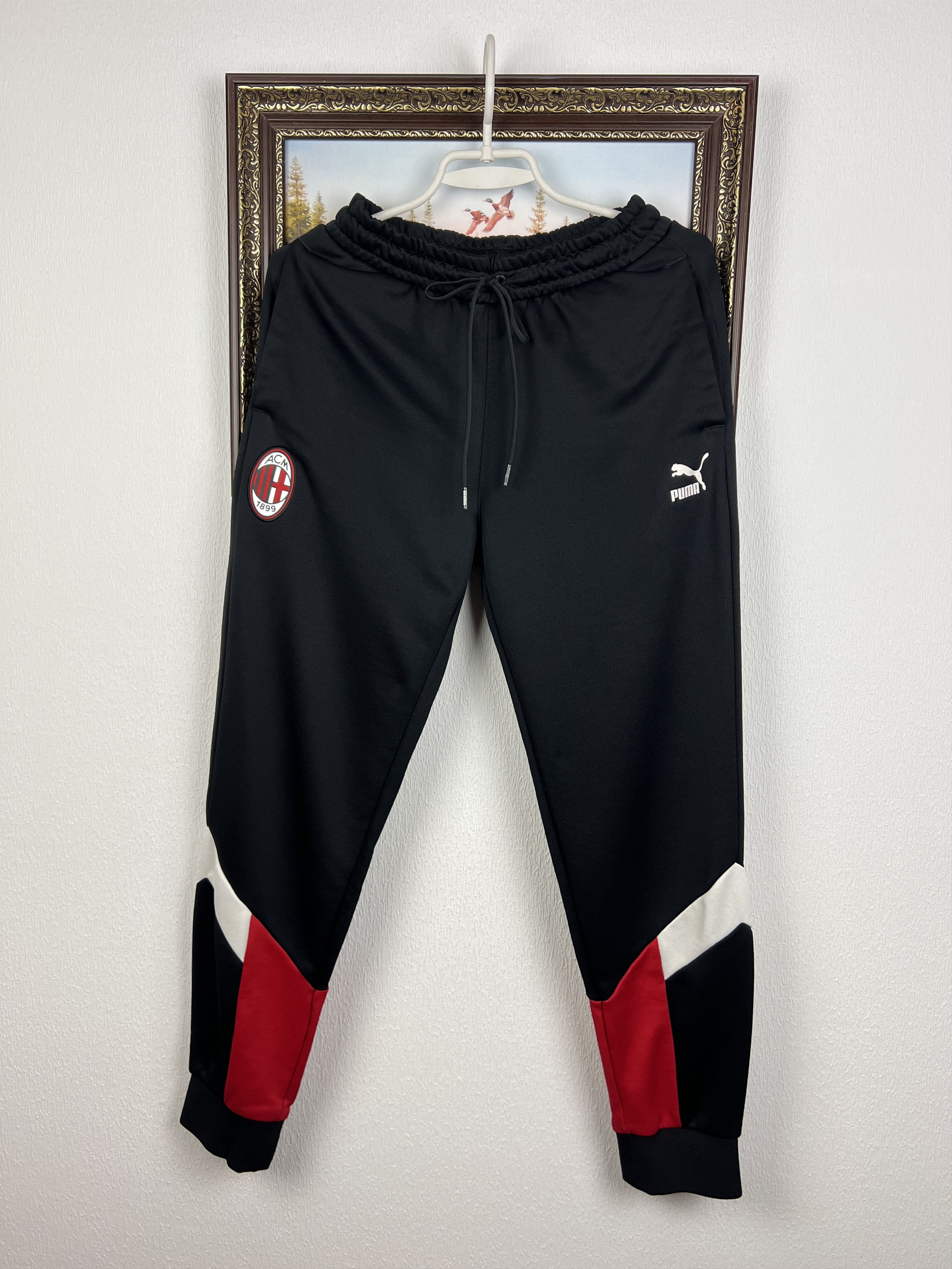 Puma AC Milan Football Suit Soccer Set Jacket Pants Track Top Size US S / EU 44-46 / 1 - 9 Thumbnail