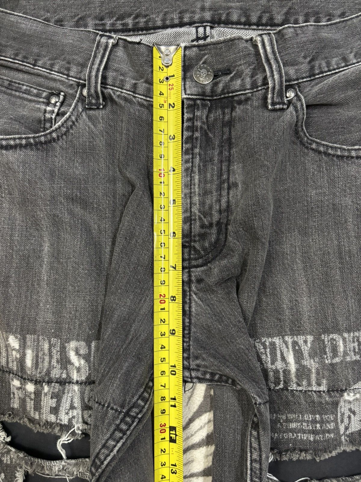 Hysteric Glamour Vintage Japanese Brand Faded Distressed Punk Grunge Jeans Size US 31 - 15 Thumbnail