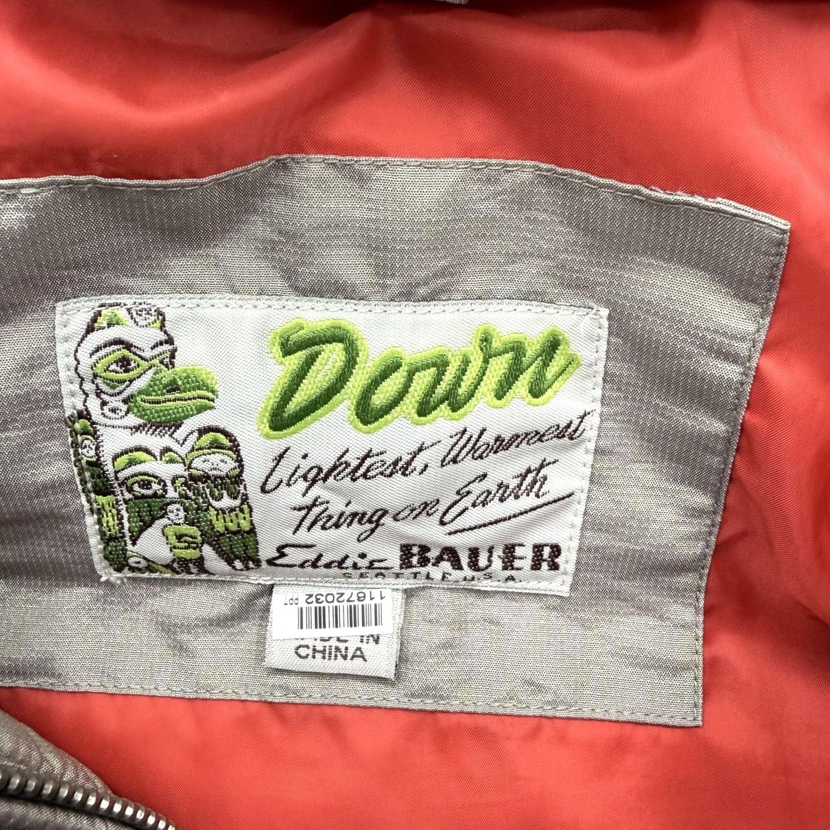 Eddie Bauer Eddie Bauer Vest Womens Medium Beige Down Quilted Puffer Yukon EB550 Full Zip Vest Size M / US 6-8 / IT 42-44 - 3 Thumbnail