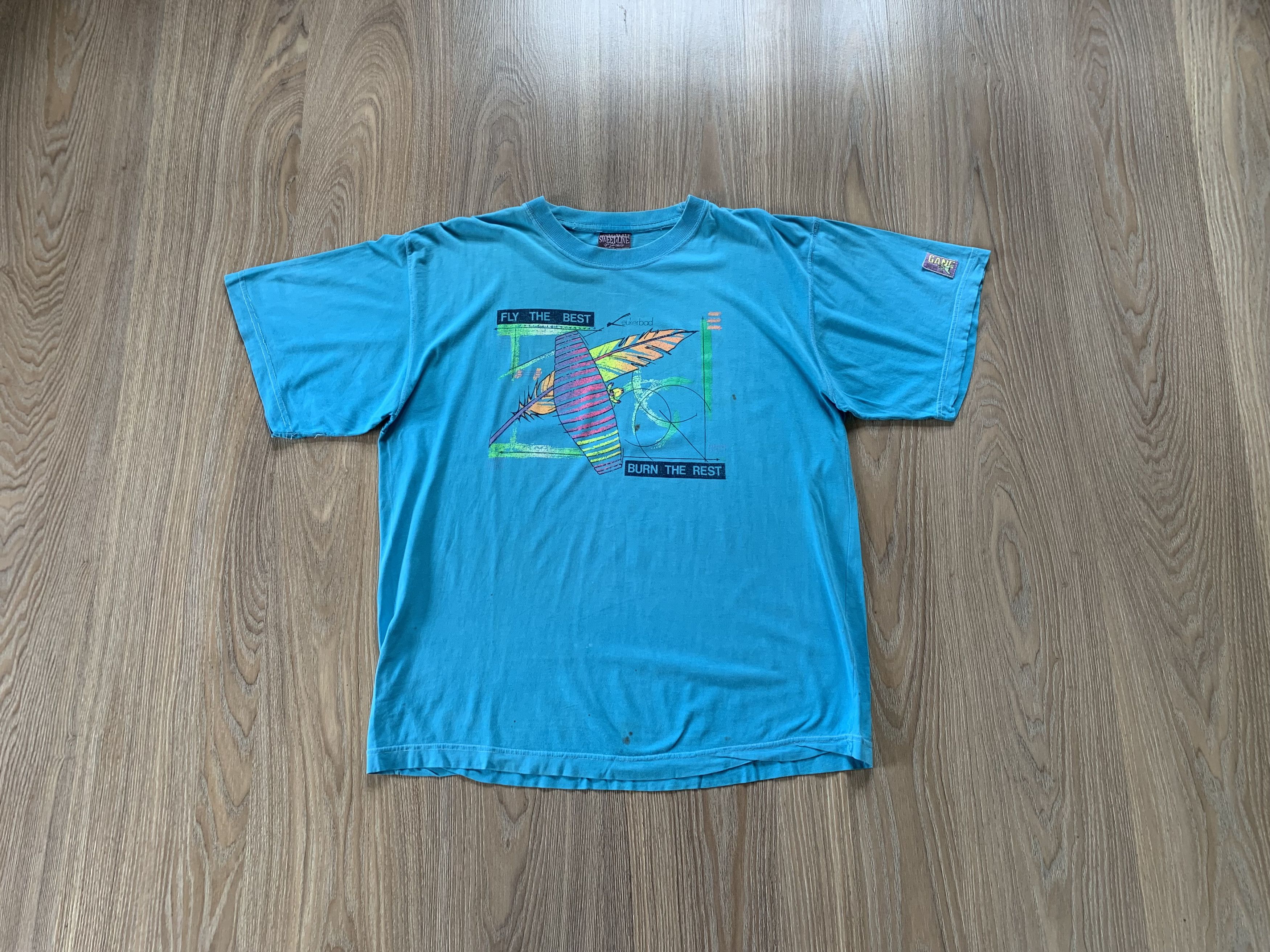 Other Sweet Line Gang Vintage Cotton T Shirt Size US XL / EU 56 / 4 - 1 Thumbnail