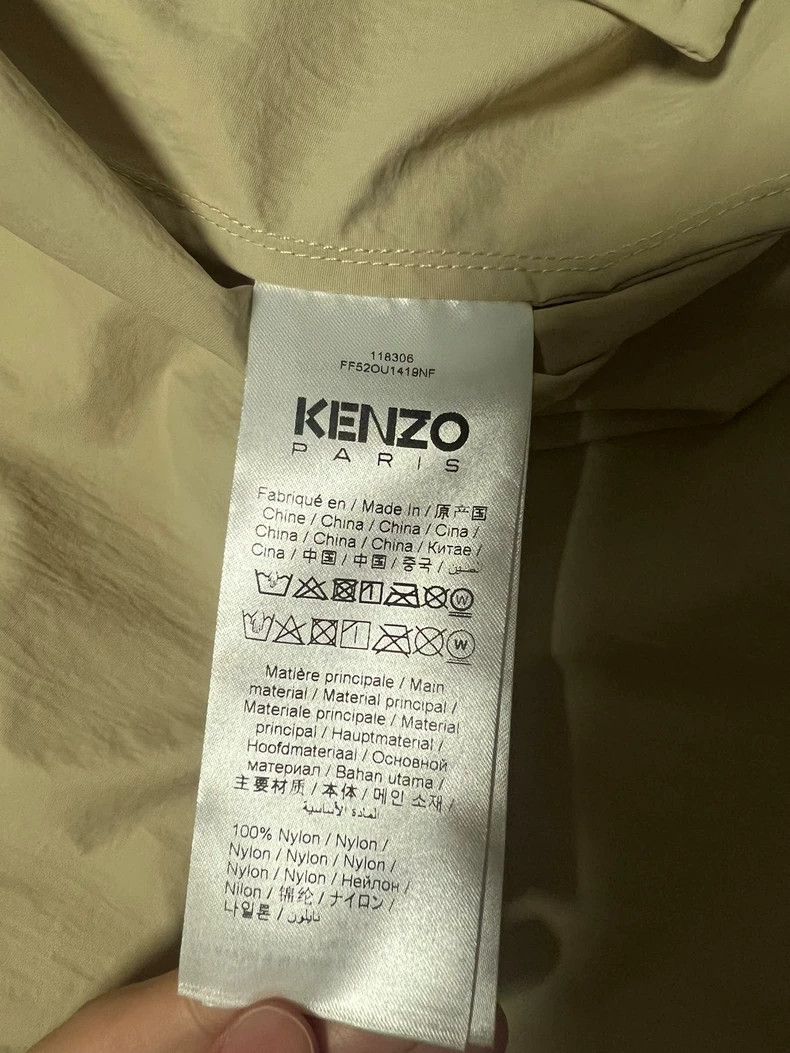 Kenzo KENZO Classic size casual solid color hoodie coat Size S / US 4 / IT 40 - 6 Thumbnail