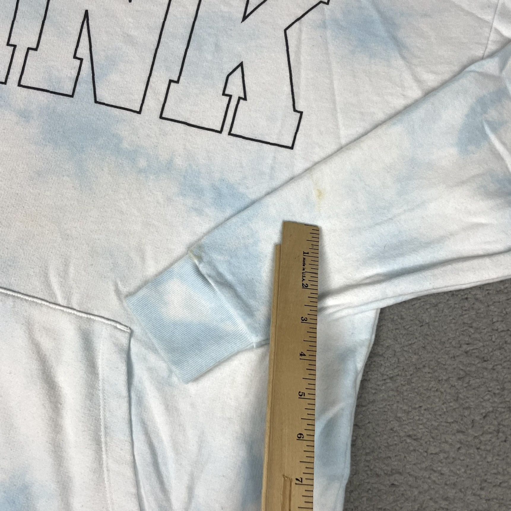 Victoria's Secret VINTAGE Victoria's Secret PINK Sweatshirt XS Adult Blue Tie Dye Logo Graphic Size XS / US 0-2 / IT 36-38 - 4 Thumbnail