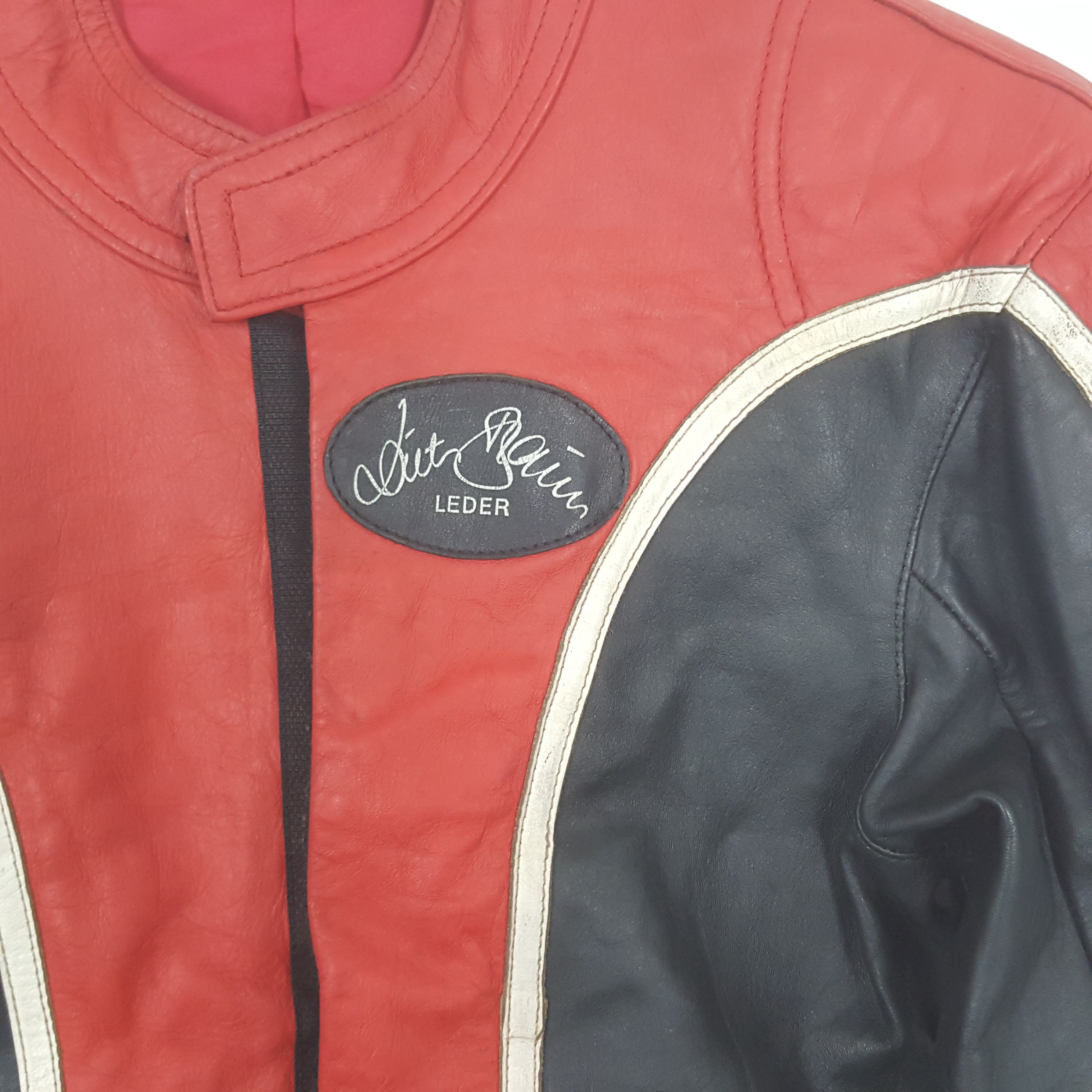 Vintage Vintage Harley Davidson Racing Bikers Leather Jacket 90s RR6 Size US S / EU 44-46 / 1 - 2 Thumbnail