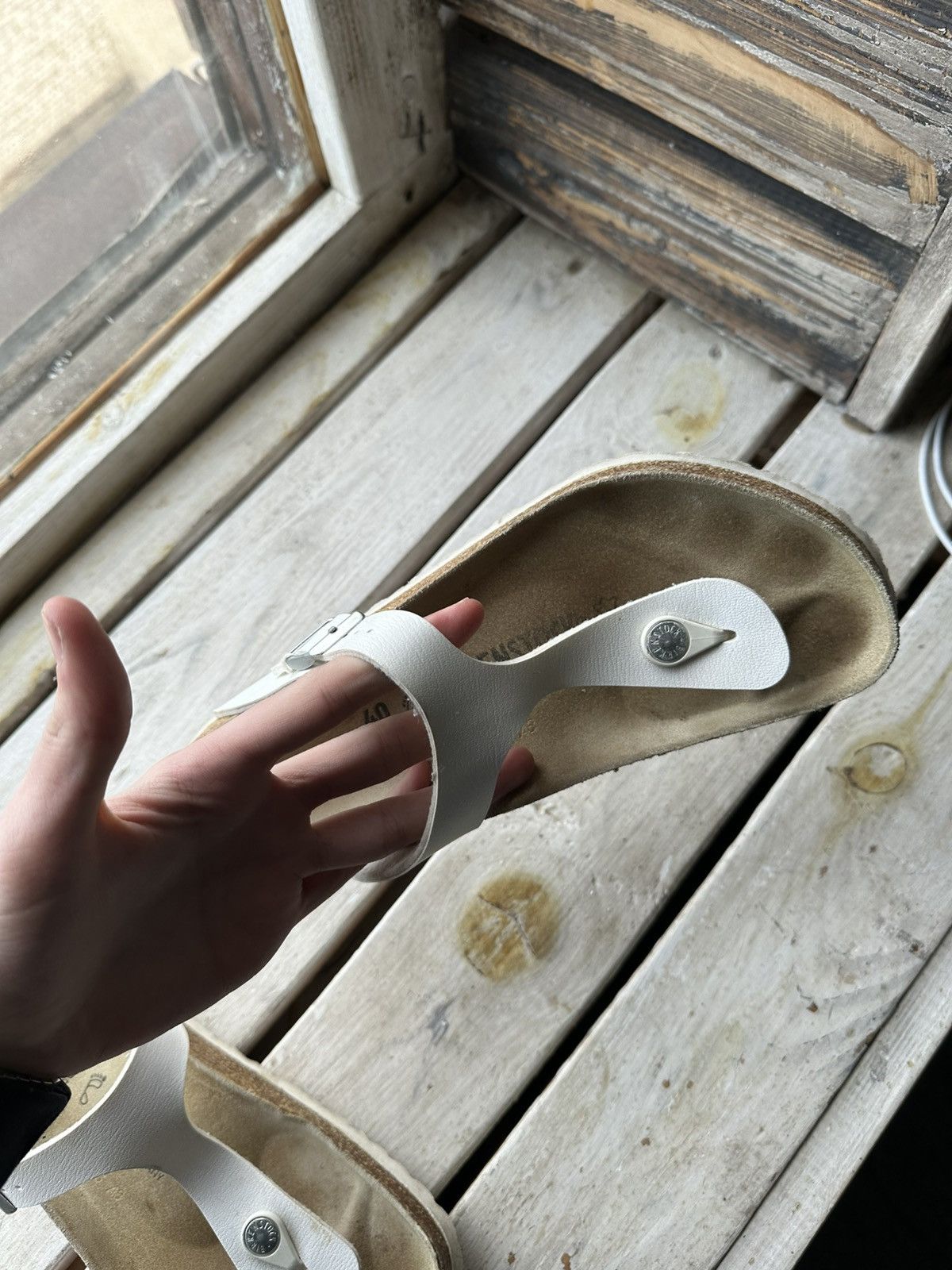 Birkenstock × Vintage 🚨Birkenstock Arizona boston Soft-foot sandals slides vintage Size US 7 / EU 40 - 9 Thumbnail