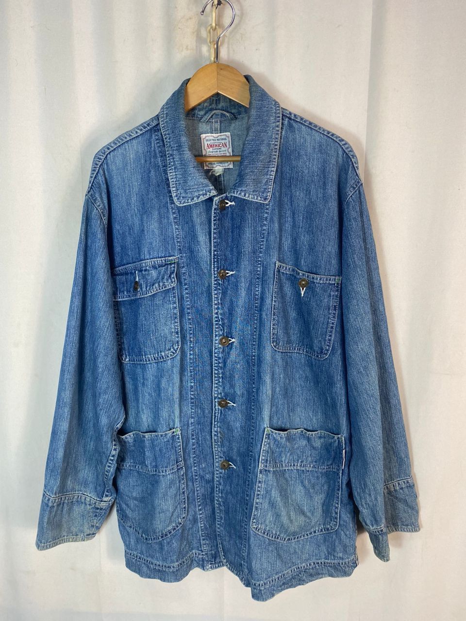 Other Vintage chore button up denim jacket by pract studio Size US L / EU 52-54 / 3 - 1 Thumbnail