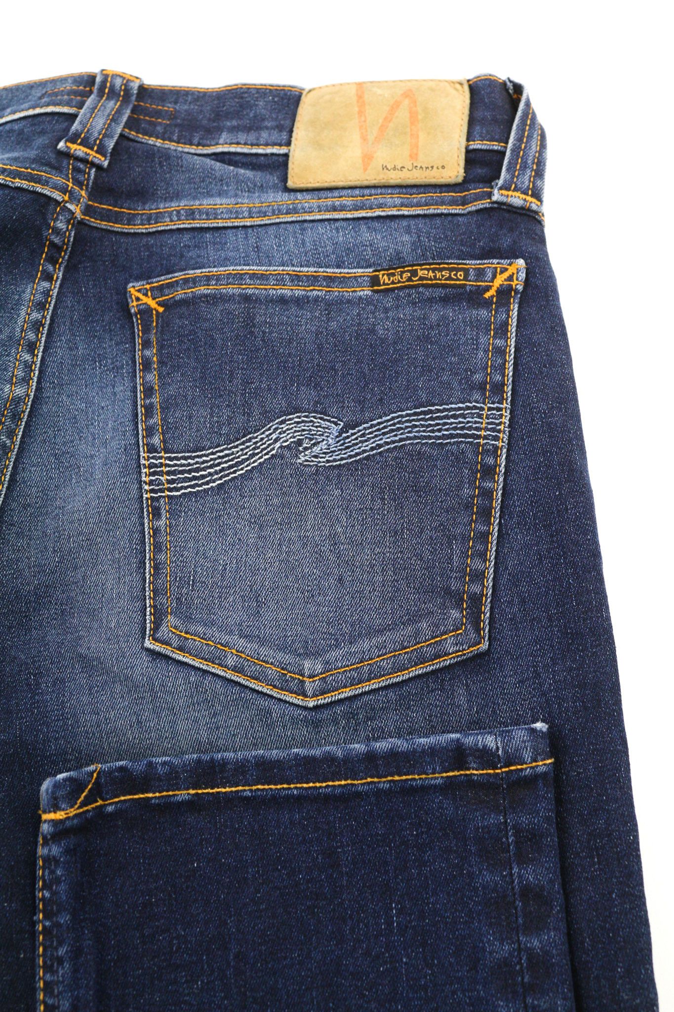 Nudie Jeans TUBE KELLY W28/L34 Recycle Worn Indigo Zip Washed 81927 Size US 28 / EU 44 - 5 Thumbnail