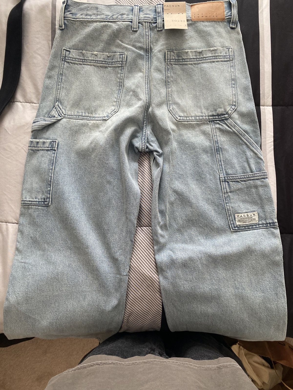 Pacsun PacSun Blue Baggy Jeans Size US 32 / EU 48 - 2 Thumbnail