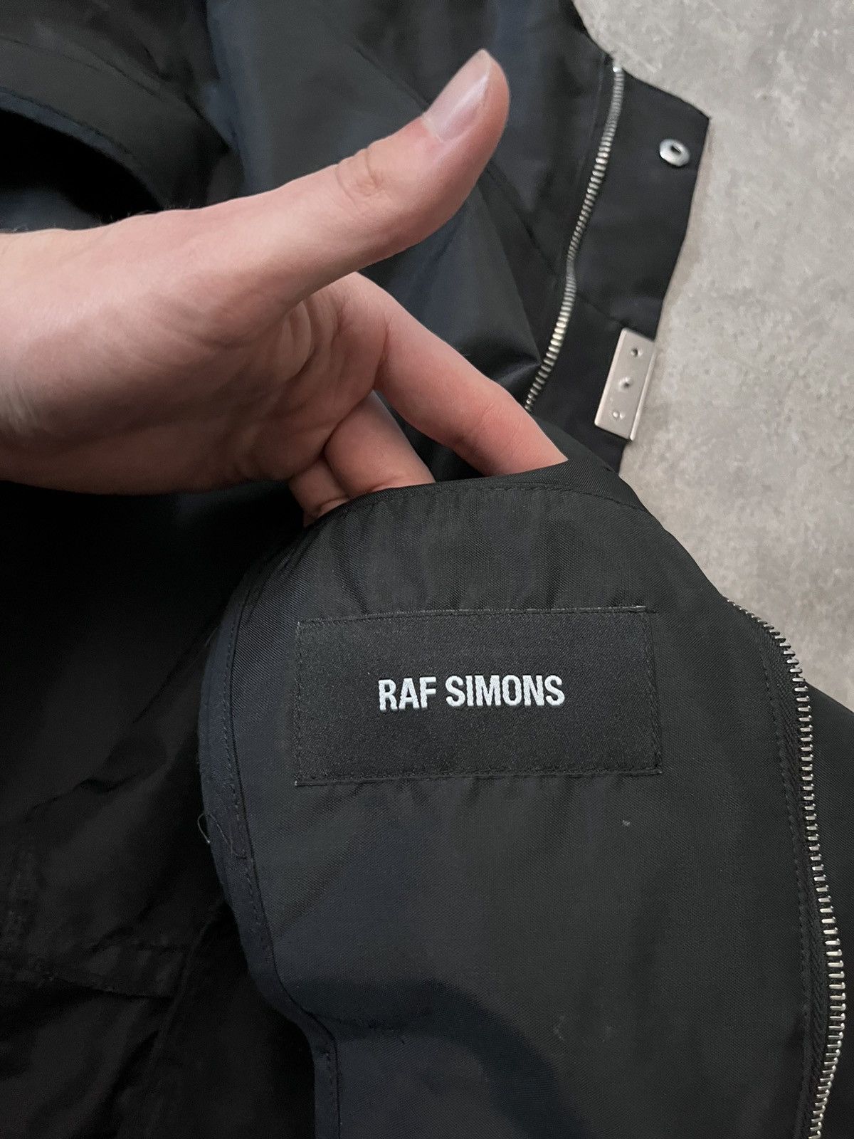 Raf Simons Raf Simons S/S 2014 Clusters nylon black jacket Size US M / EU 48-50 / 2 - 13 Thumbnail