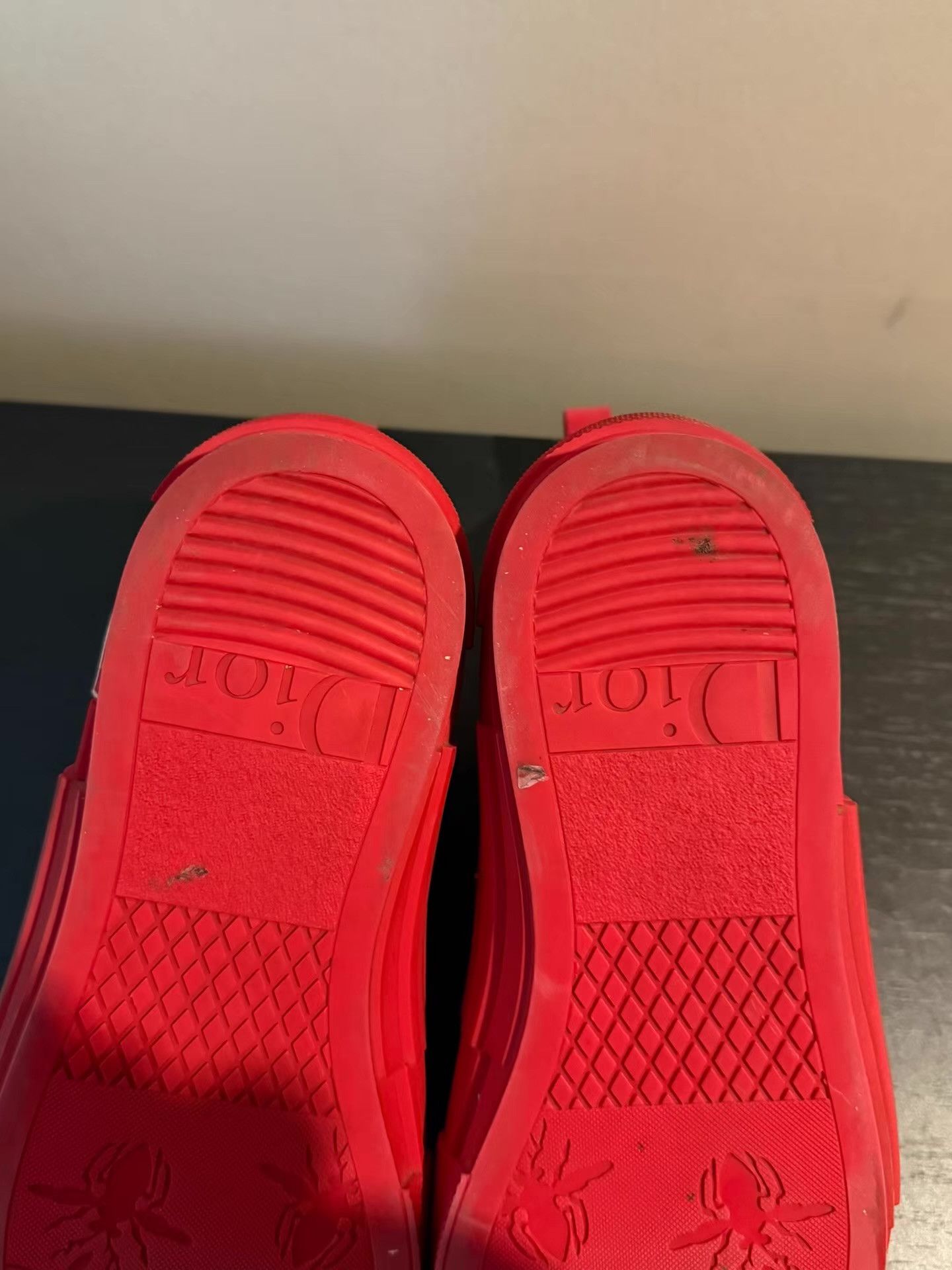 Dior Dior B23 White & Red High-Top Sneakers Ｑ20 Size US 8 / EU 41 - 5 Thumbnail