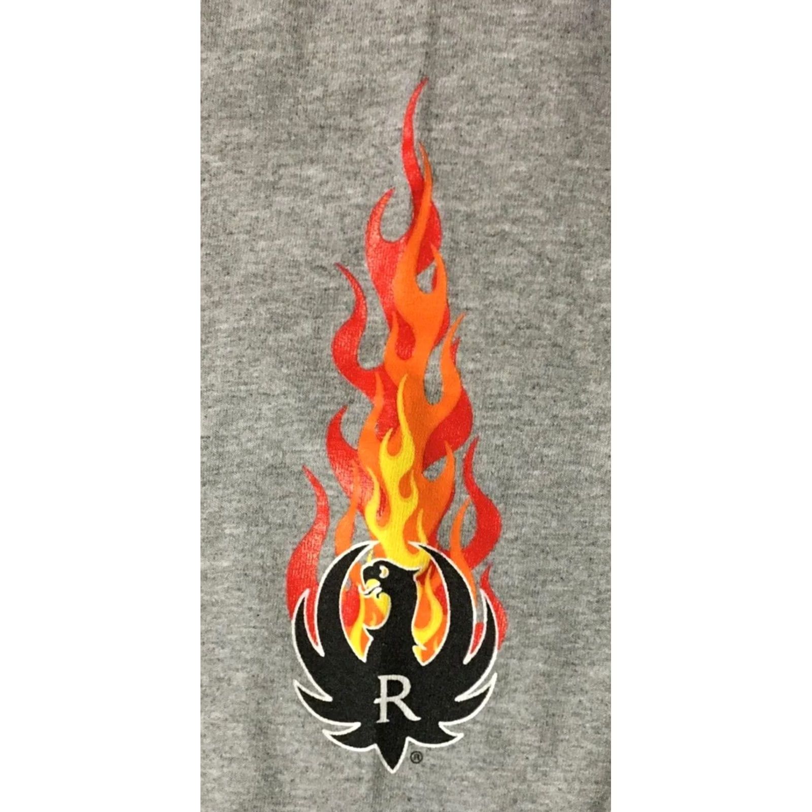 JNCO VINTAGE Ruger Firearms Flames Shirt Mens M Gray Long Sleeve Punk Grunge 80s 90s Skate Harley USA Gun Biker Jnco Y2K Beach Size US M / EU 48-50 / 2 - 3 Thumbnail