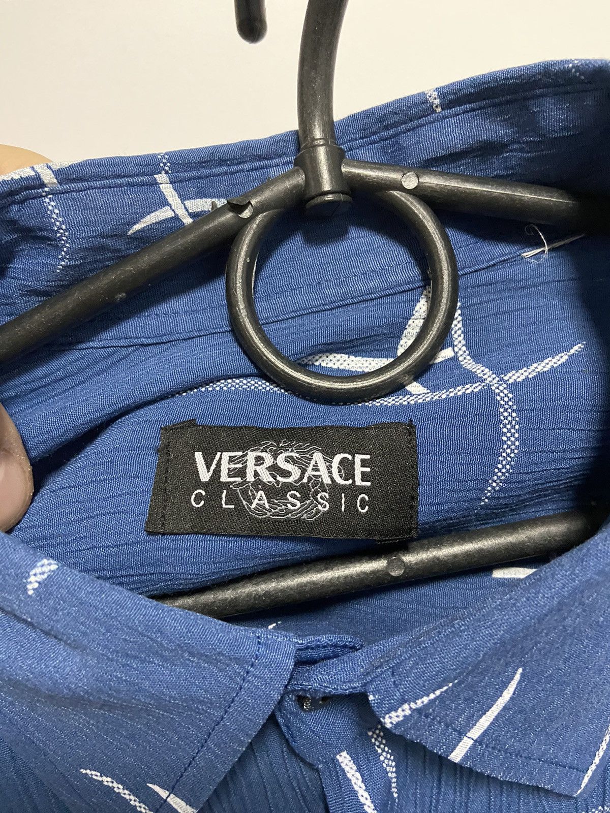 Versace × Vintage Versace Waves Vintage shirts Button ups Small Logo Size US XL / EU 56 / 4 - 5 Thumbnail