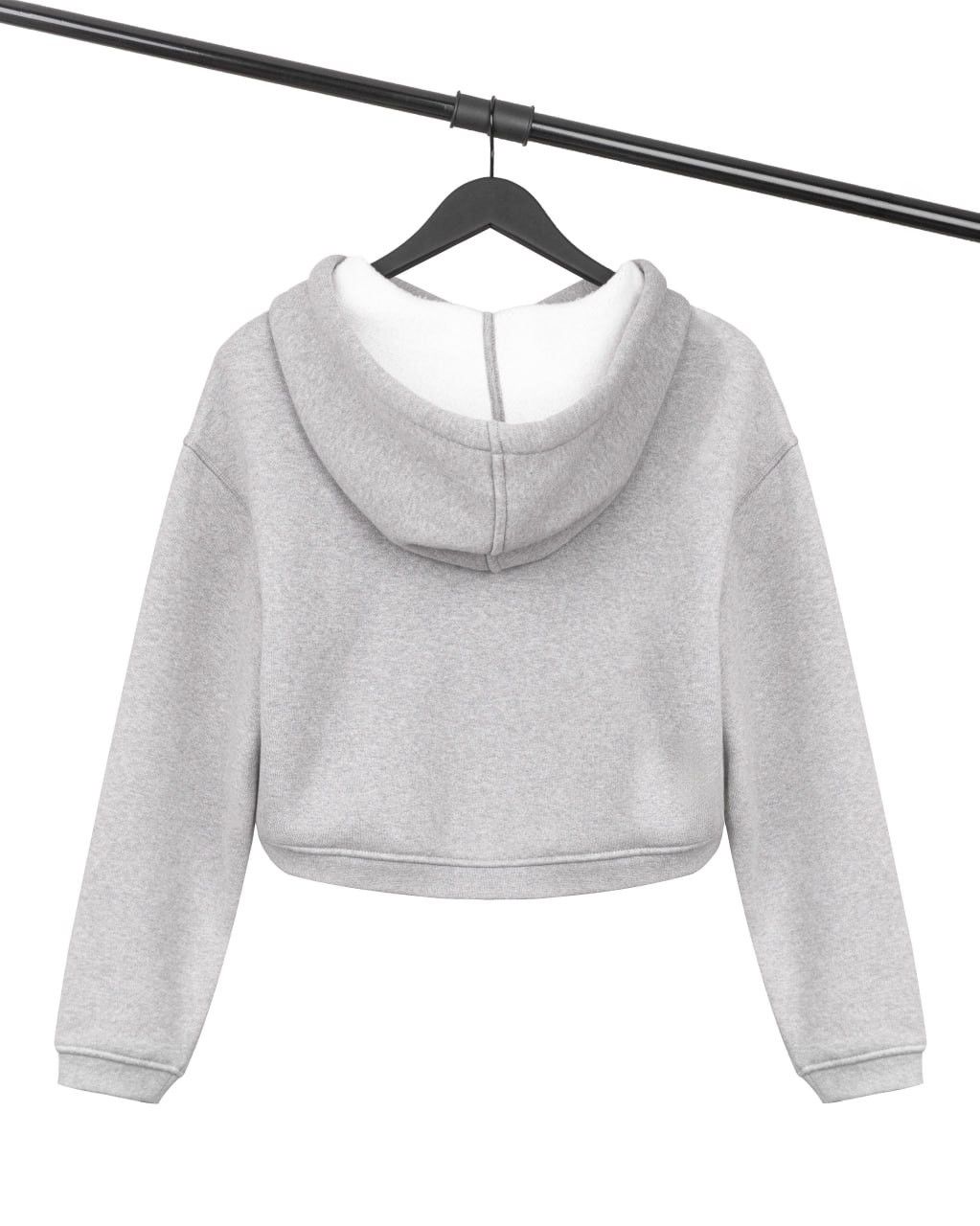 T by Alexander Wang T BY ALEXANDER WANG / CROPPED HOODIE-SWEATSHIRT Size XS / US 0-2 / IT 36-38 - 5 Thumbnail