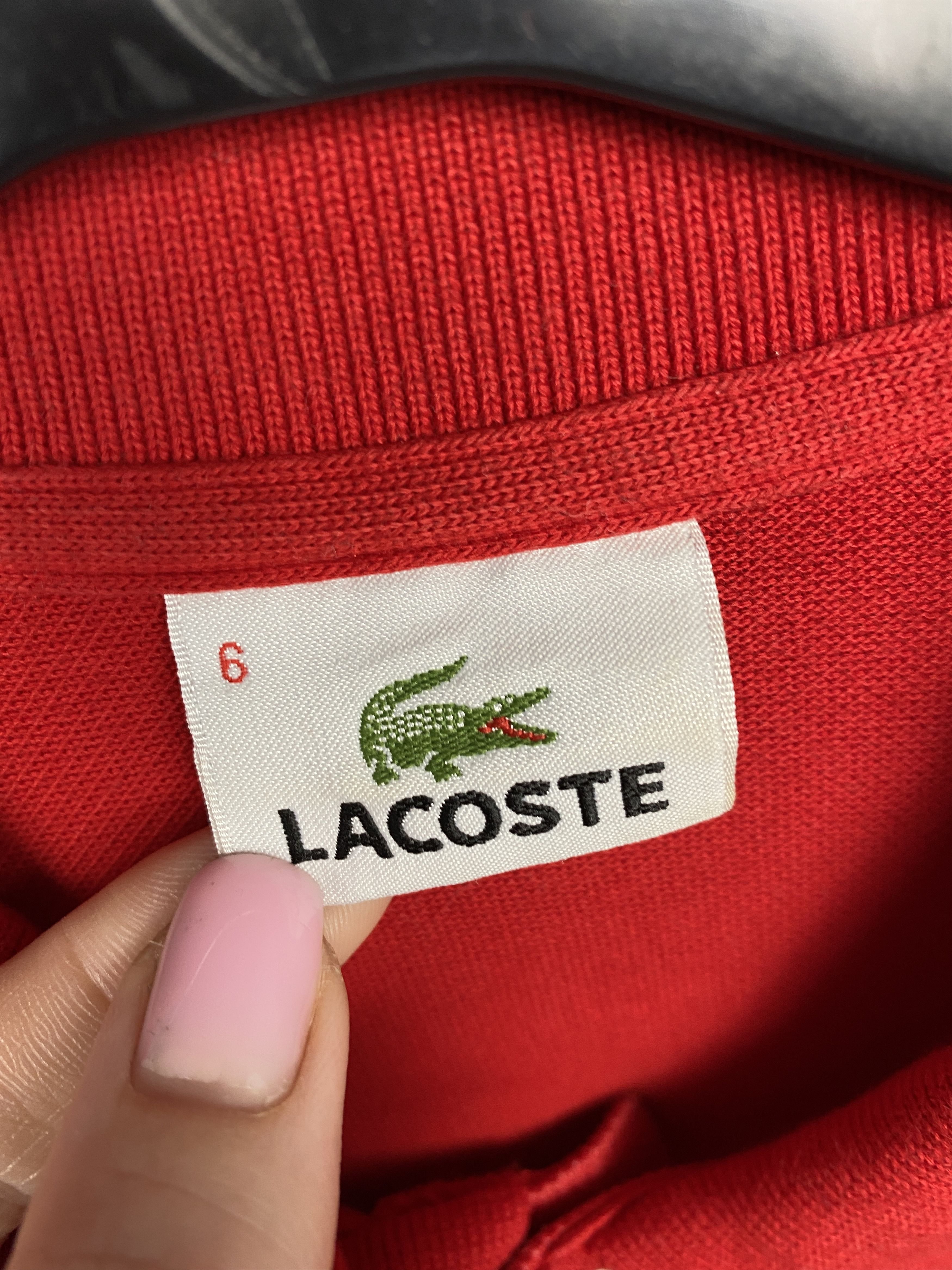 Lacoste × Vintage Lacoste Vintage Mens Polo Shirt Size 6 XL Size US XL / EU 56 / 4 - 4 Thumbnail