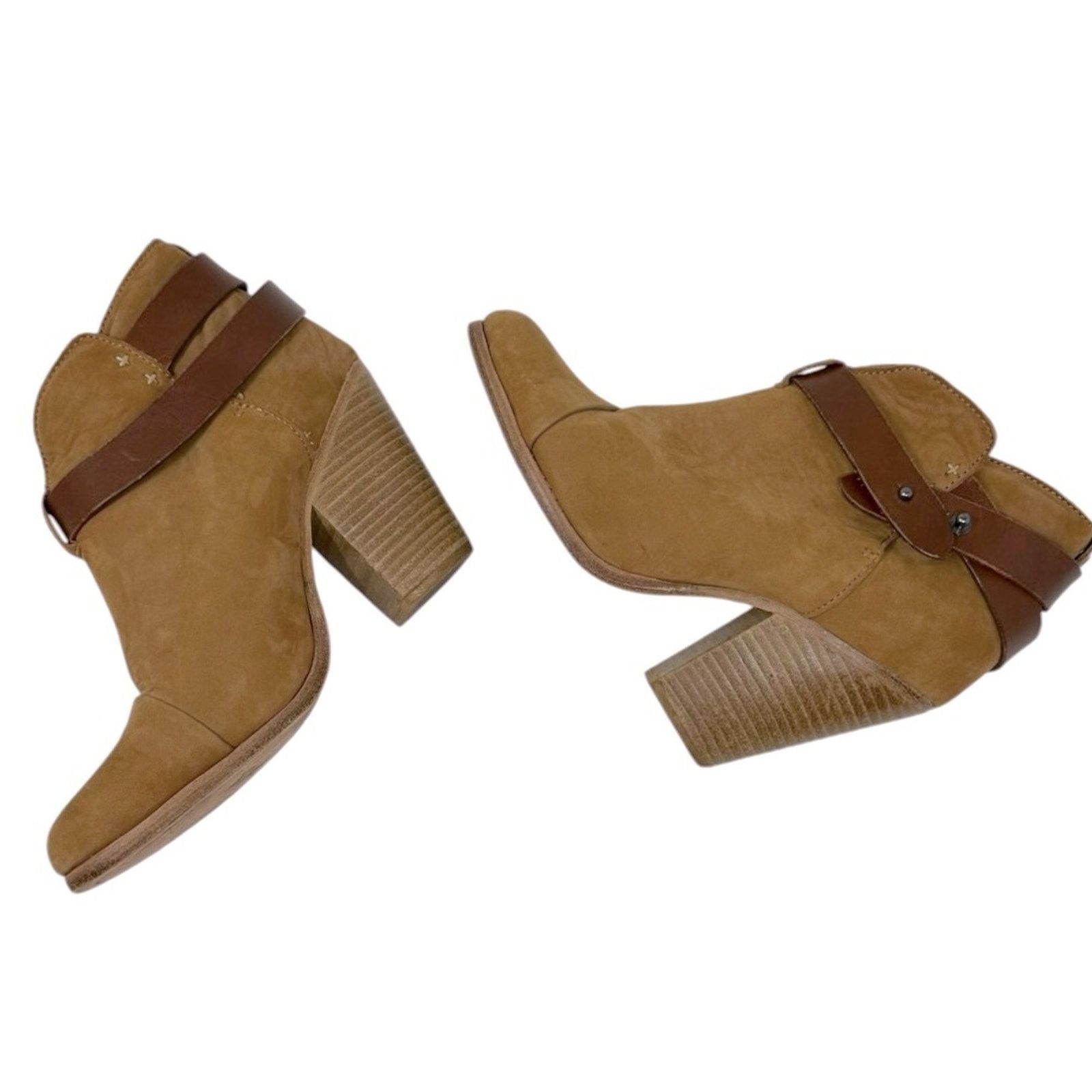 Rag & Bone Rag & Bone Harrow Bootie in Camel Size 37.5 Two Tone Boho Size US 7 / IT 37 - 2 Thumbnail