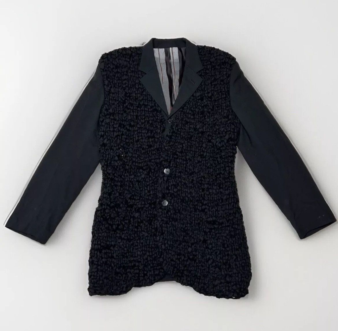 Gaultier Homme Objet × Jean Paul Gaultier Jean Paul Gaultier Homme Ruffle Blazer Men’s 48 Archive JPG Size 38R - 1 Thumbnail