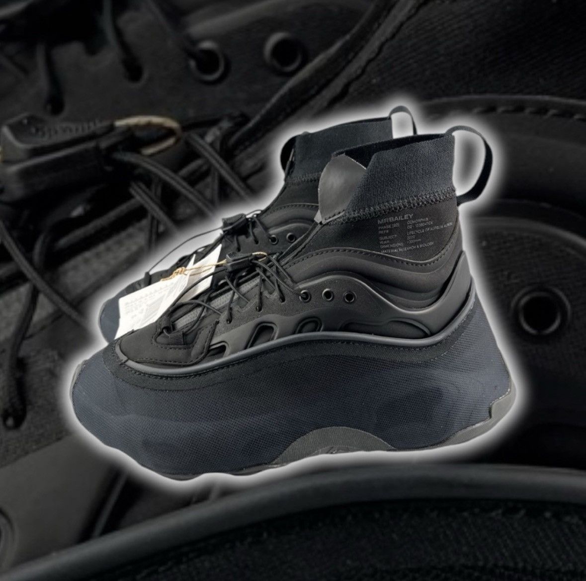 Adidas × Designer 🆕 Ozmorphis adidas prototype by Mr Bailey Size US 10 / EU 43 - 2 Thumbnail