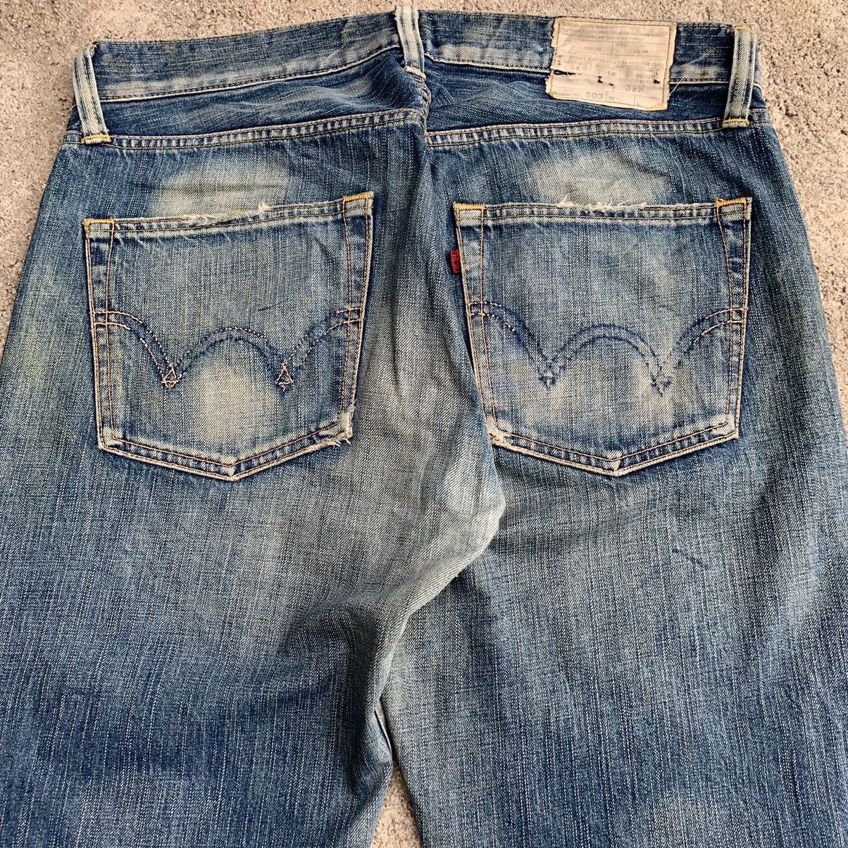Edwin Vintage Two Tone Faded Edwin 503 Denime Jeans W35 Size US 35 - 8 Thumbnail
