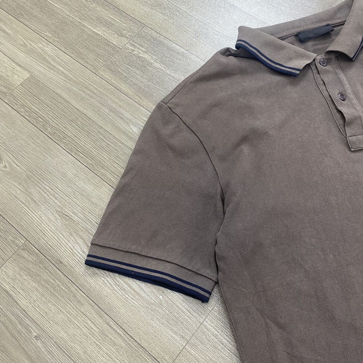 Prada × Vintage 🇮🇹 Prada Polo T-Shirt Bull Logo Size US L / EU 52-54 / 3 - 5 Thumbnail