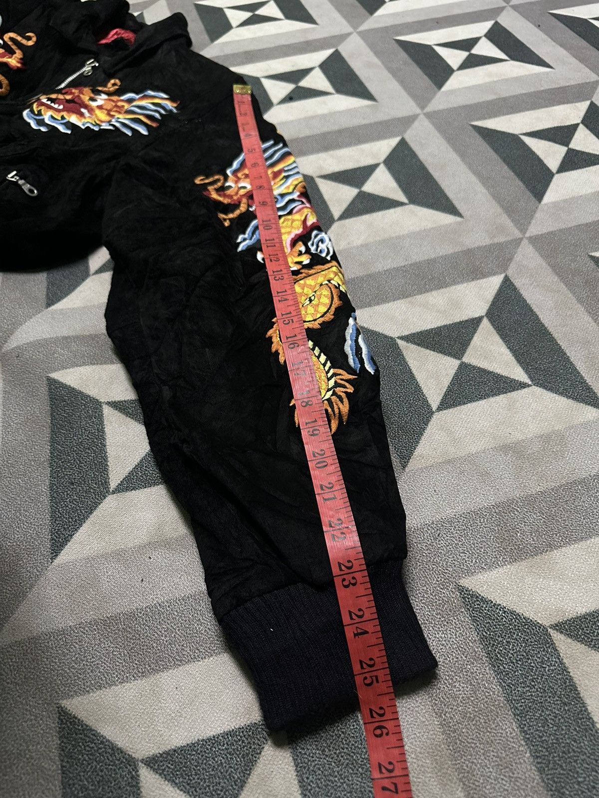 Other Sukajan leather souvenir jacket intricate dragon embroidery Size US M / EU 48-50 / 2 - 16 Thumbnail