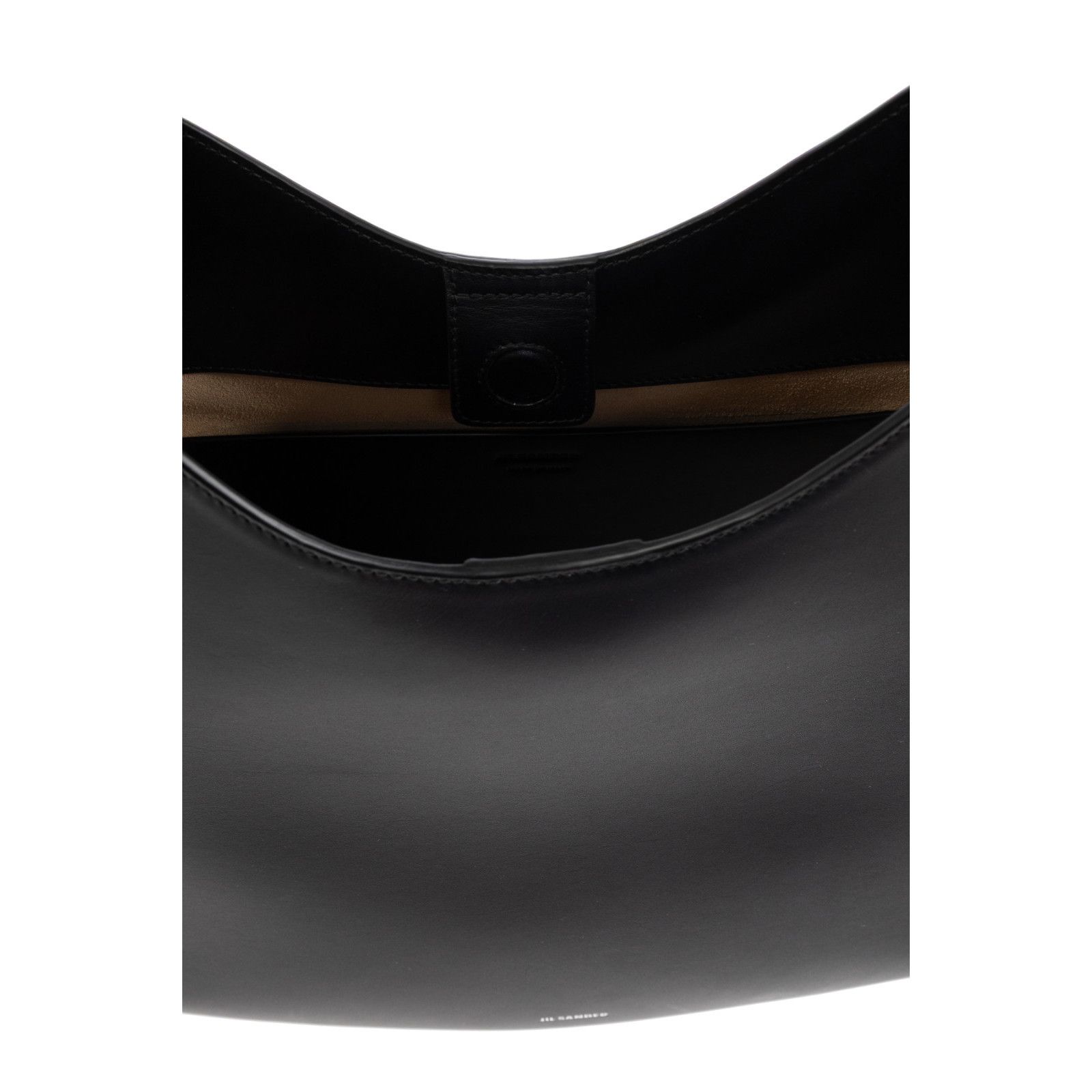 Jil Sander JIL SANDER Eldorado Medium Black Leather Shoulder Bag New & Size ONE SIZE - 4 Thumbnail