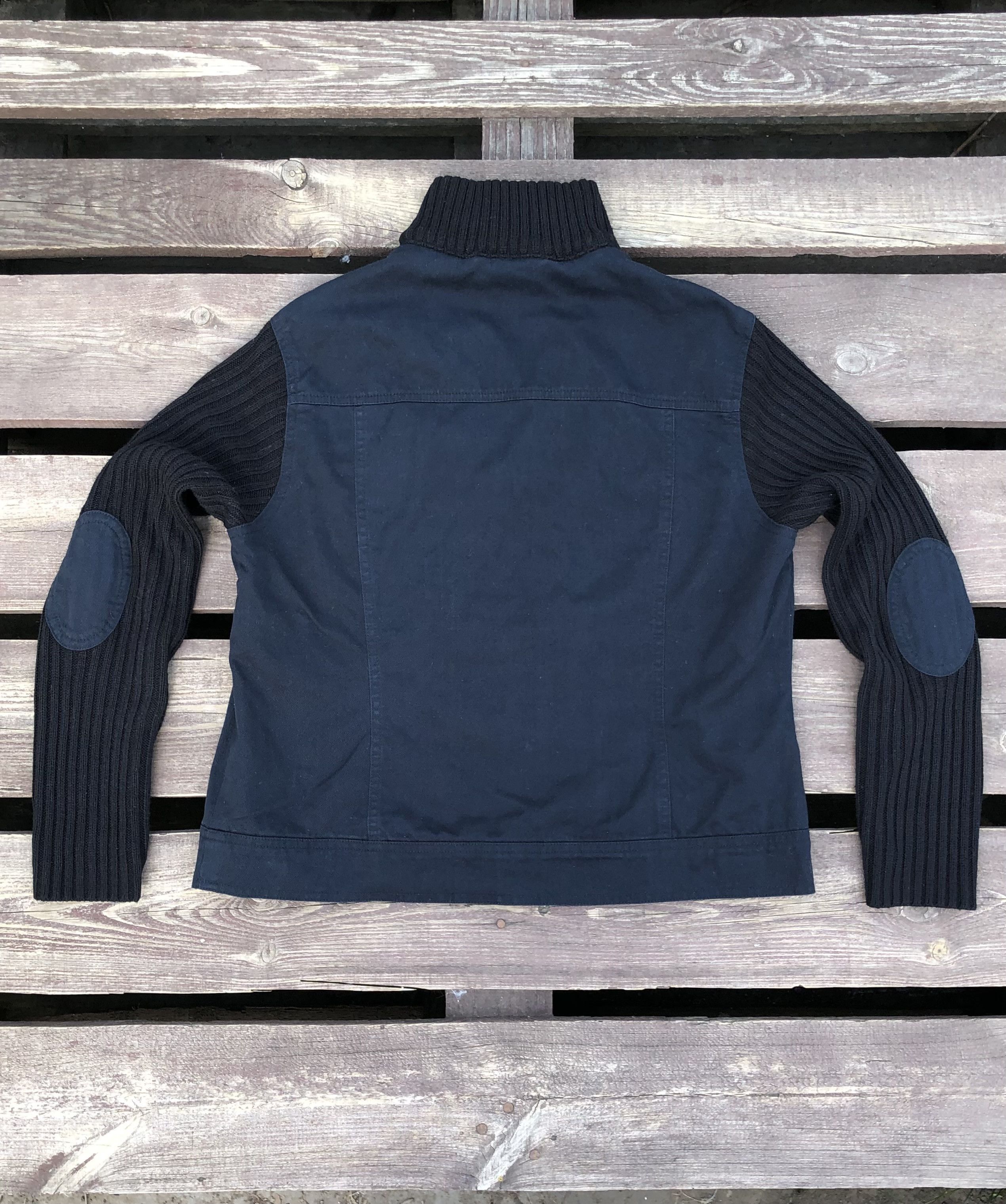 Vintage Vintage Y2K Avant Garde Zip Up Jacket Sweater Sleeves Size M / US 6-8 / IT 42-44 - 2 Thumbnail