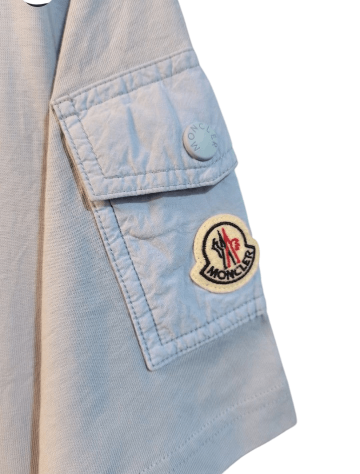 Moncler Moncler Cotton Jersey Drawstring Waist Top Size S / US 4 / IT 40 - 7 Thumbnail