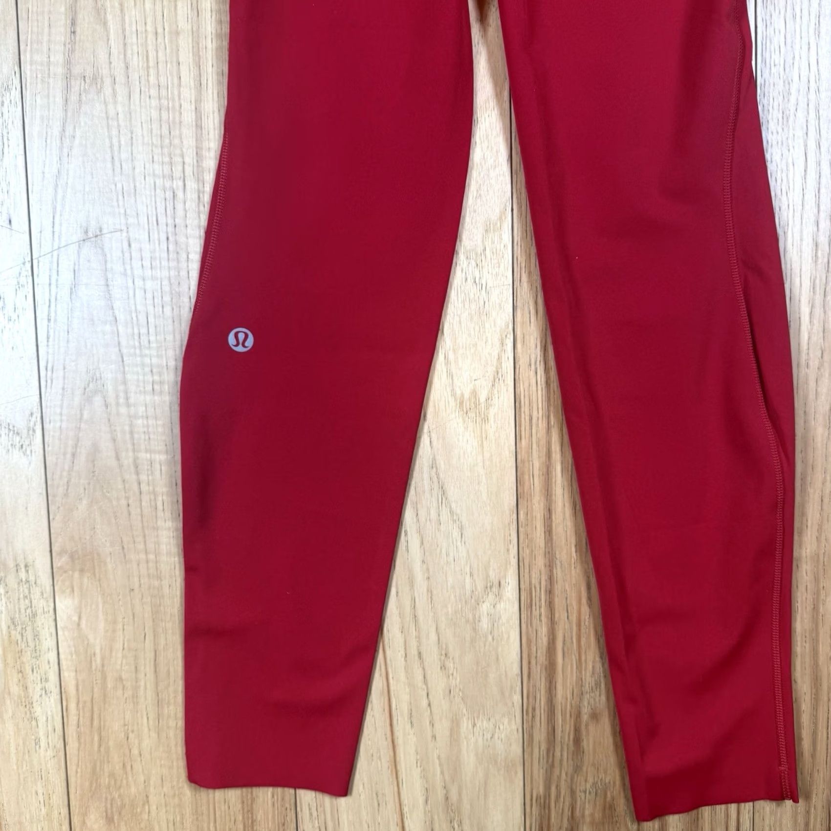 Lululemon Lululemon Base Pace High Rise Tights Women’s 4 Leggings Red Athletic Compression Workout Size ONE SIZE - 6 Thumbnail