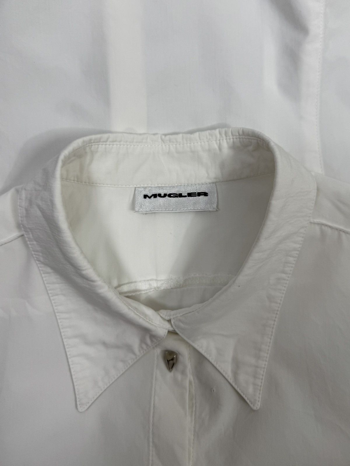Mugler Mugler VNTG Button Logo Star Logo Y2K Shirt Size L / US 10 / IT 46 - 12 Thumbnail