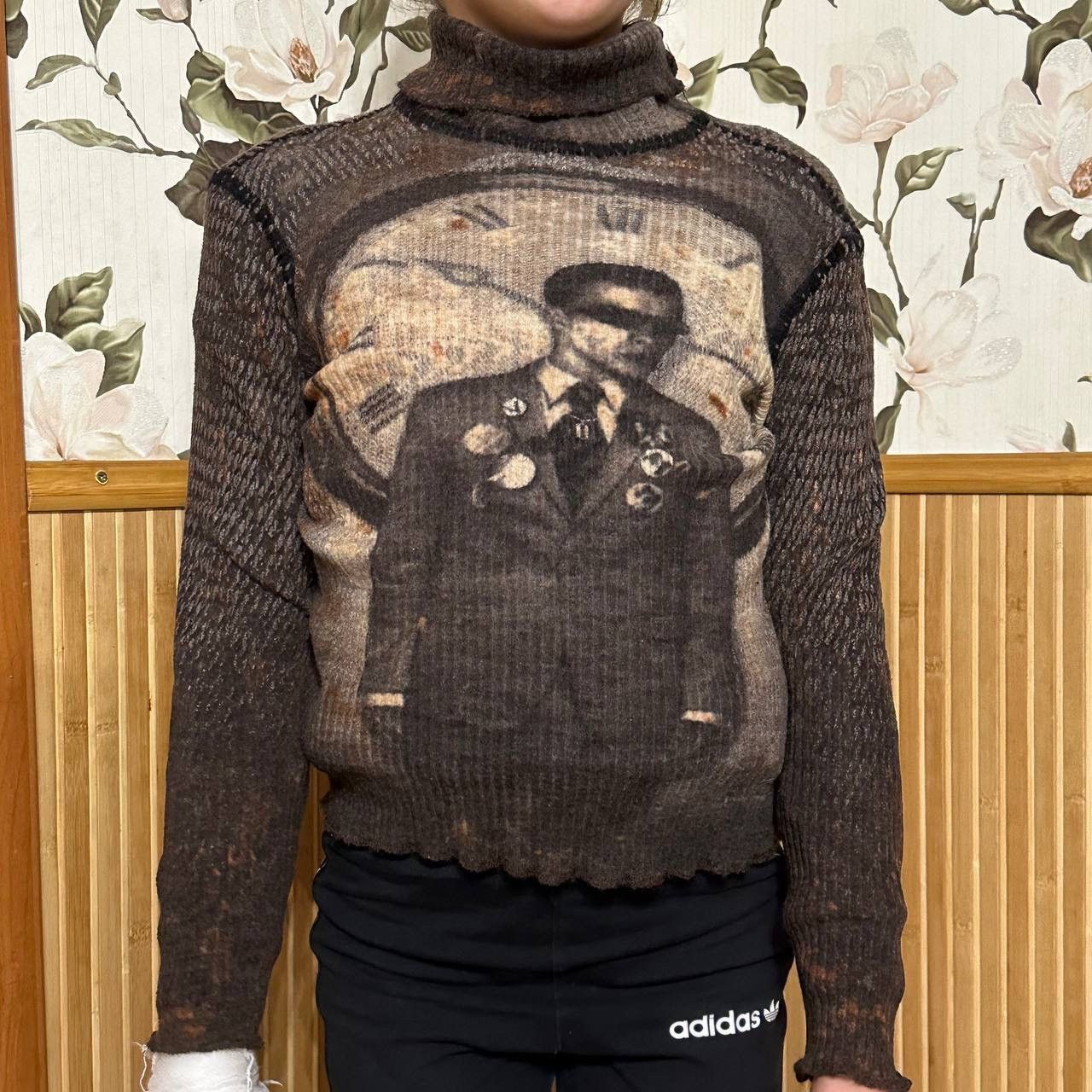 Jean Paul Gaultier AW2003 Jean Paul Gaultier Clock Ribbed Kni Sweater time long Size XXS / US 00 / IT 34 - 2 Thumbnail