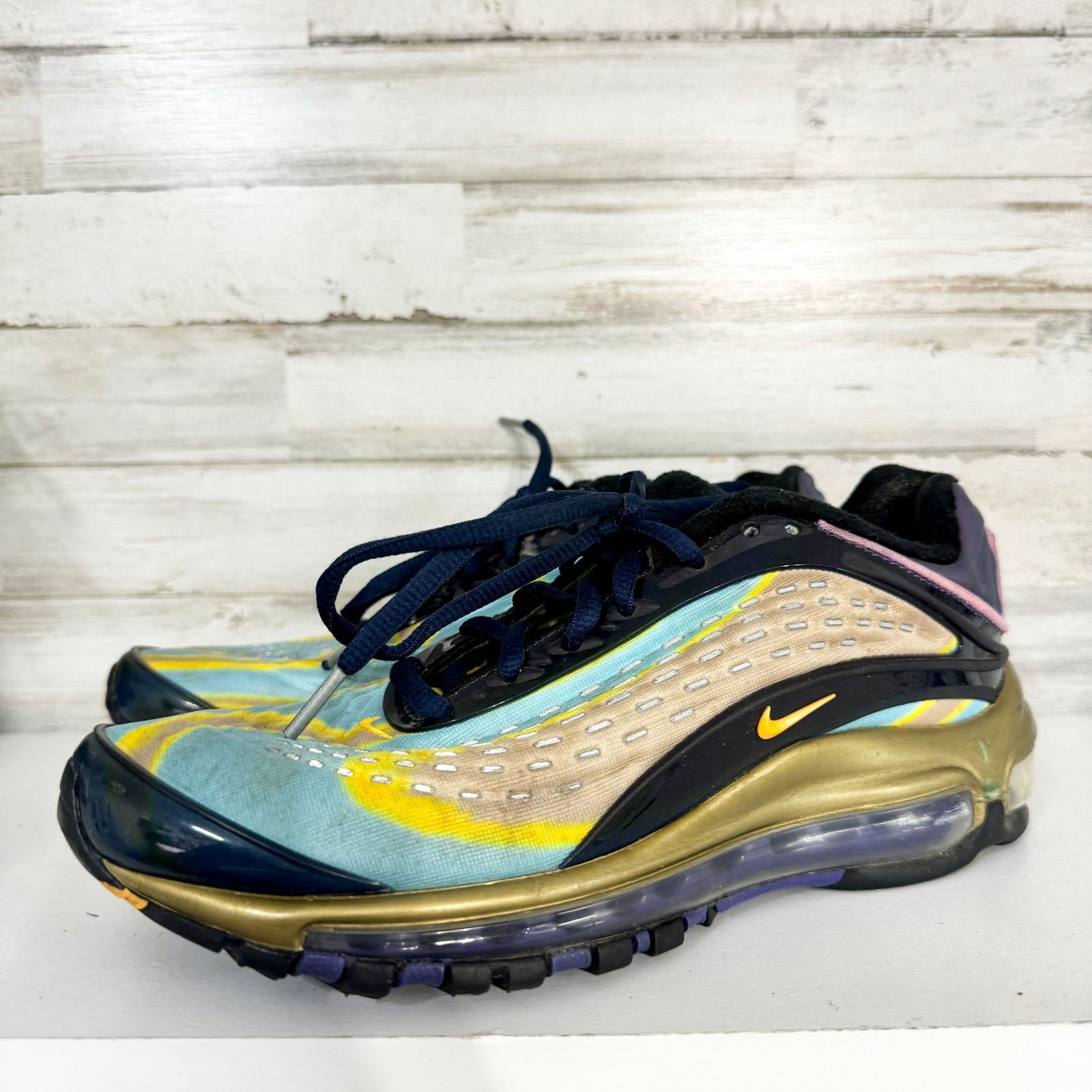 Nike Nike Air Max Deluxe OG Midnight Navy 2018 AR0115-401 Sz 7.5 Size US 7.5 / IT 37.5 - 3 Thumbnail