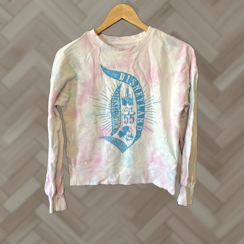 Vintage VINTAGE Disneyland Resort Sweatshirt Tie Dye XS Womens Crewneck Size XS / US 0-2 / IT 36-38 - 1 Thumbnail